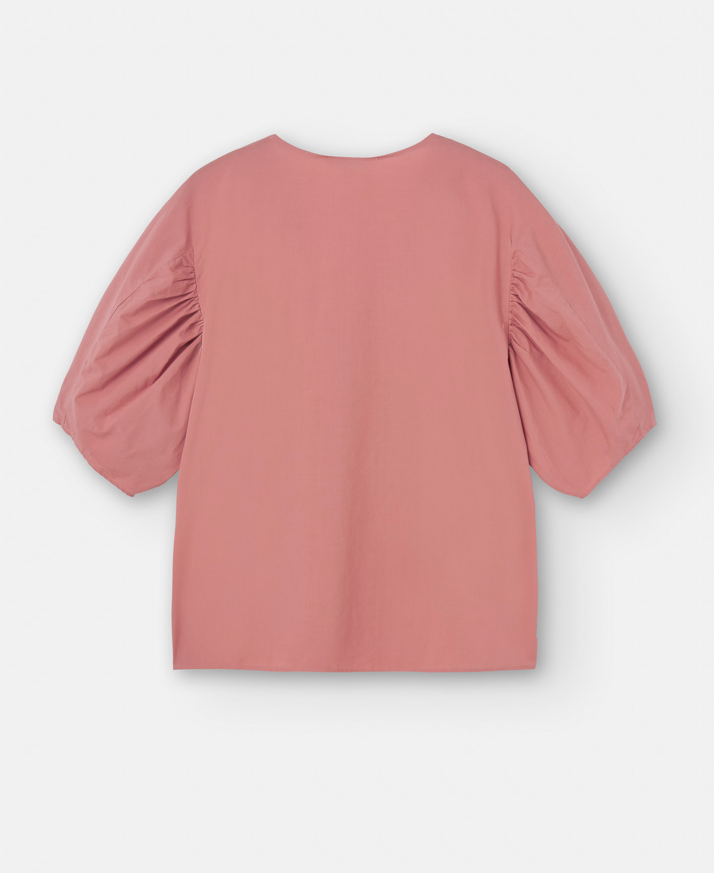 Puffed sleeve blouse in cotton image number 5