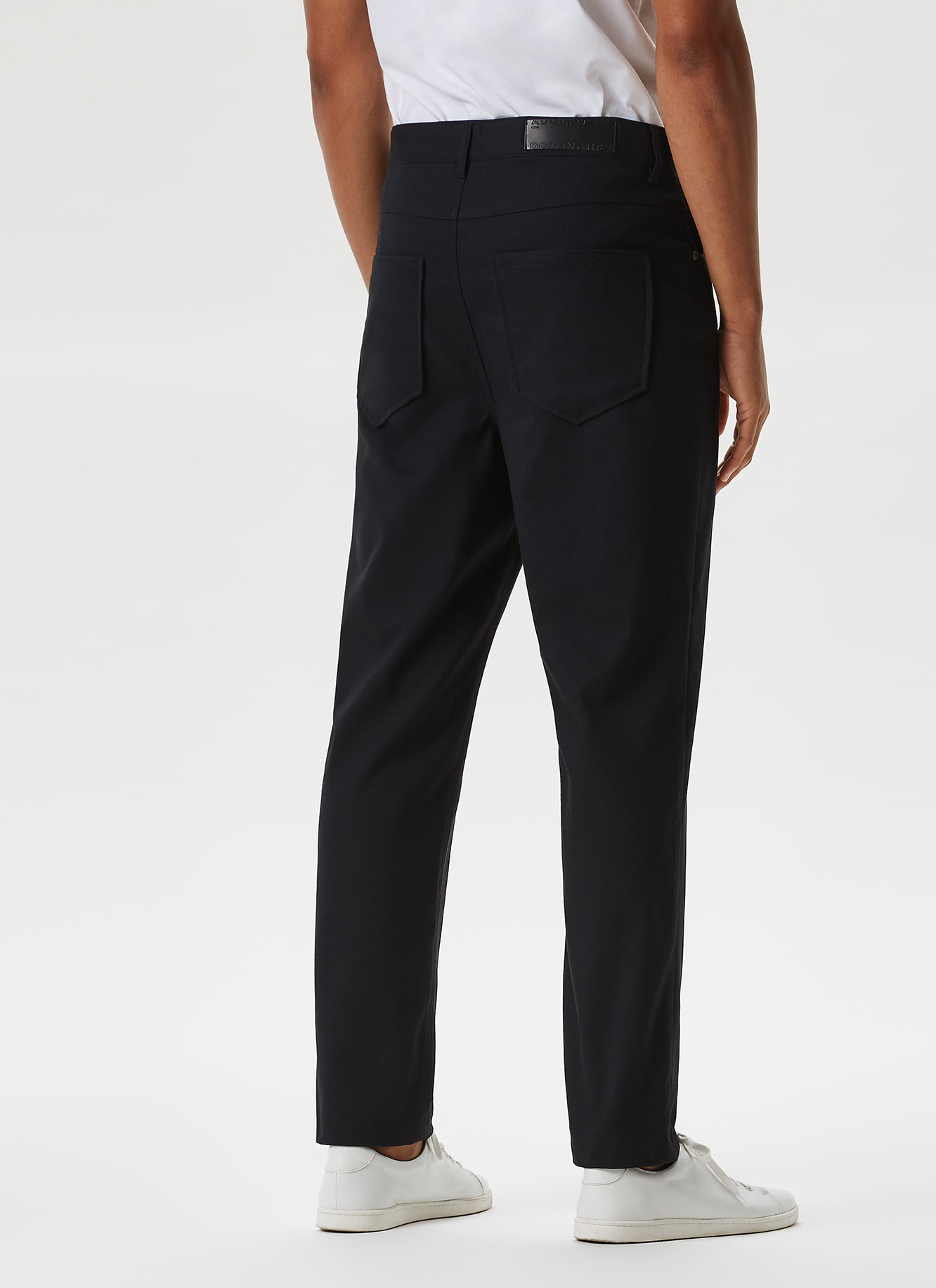 Five pockets elastic denim trousers image number 1