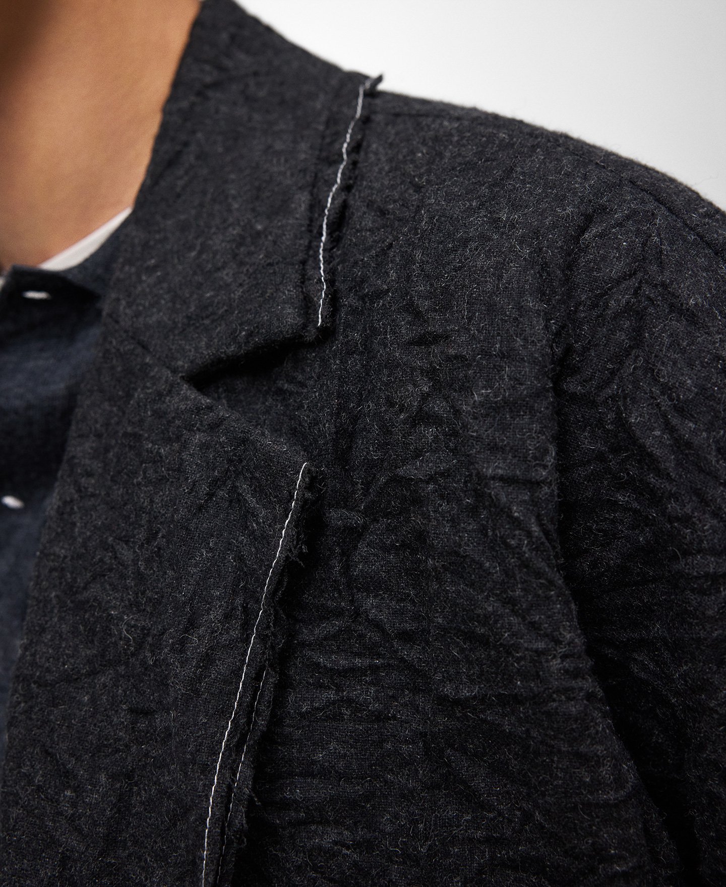 Blazer oversize effet froissé pour homme image number 3