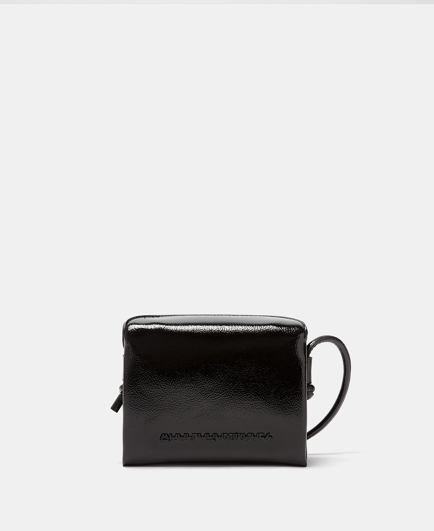 Patent leather texture mini shoulder bag image number 0