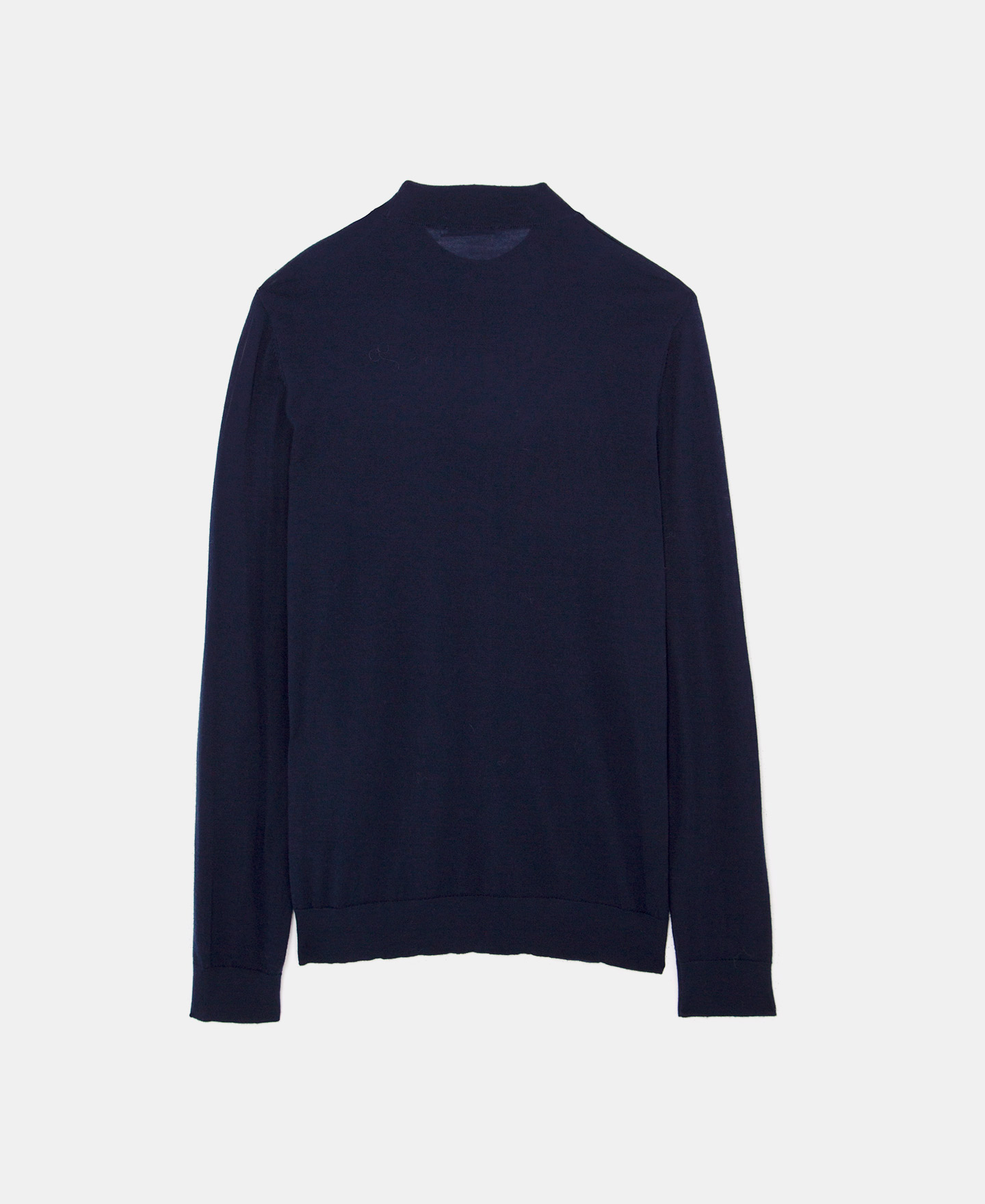 Merino wool perkins collar sweater image number 5