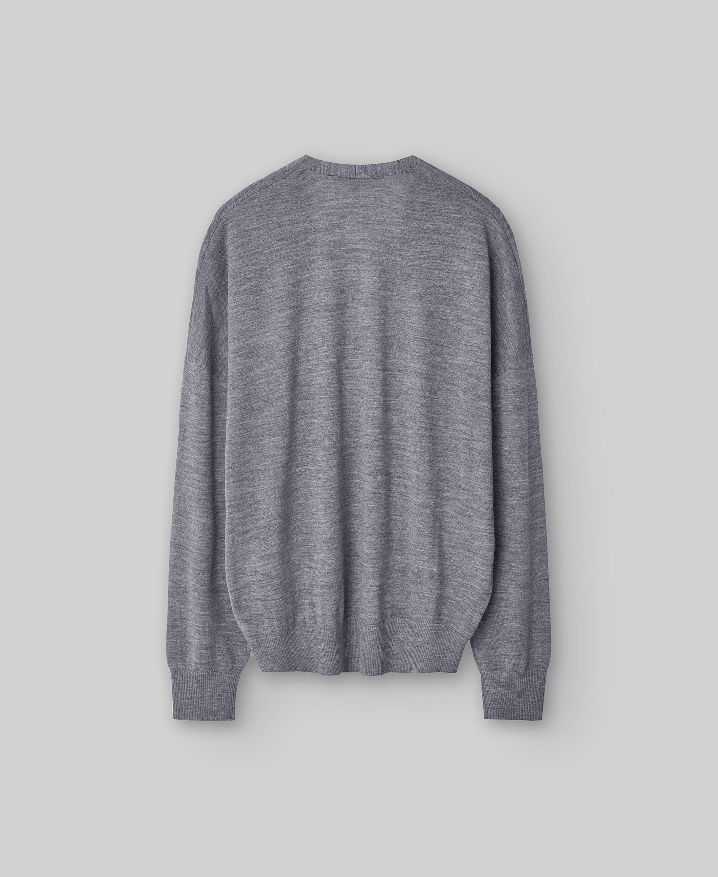 Merino wool V-neck sweater woman image number 5