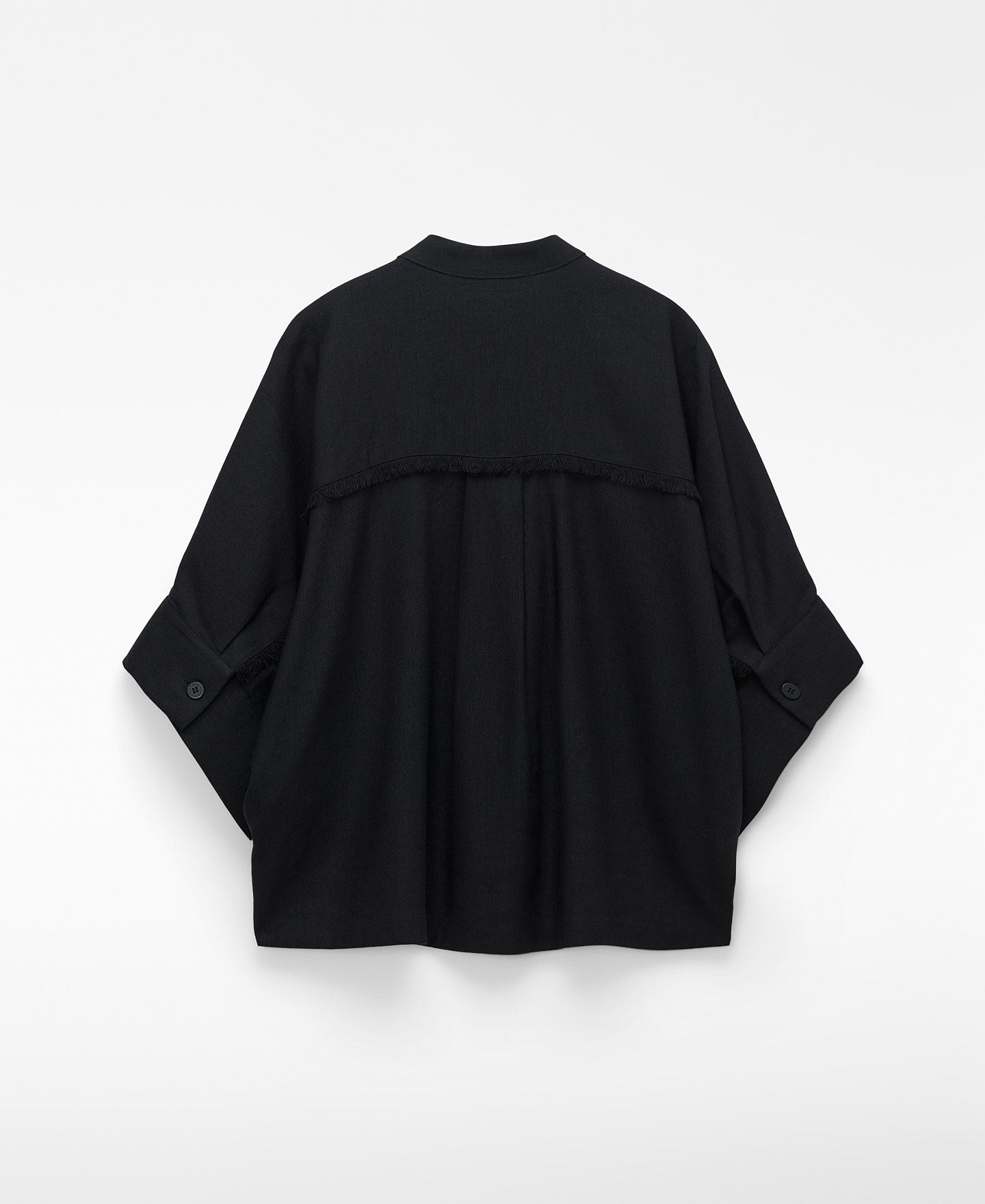 Fringed oversize shirt image number 5