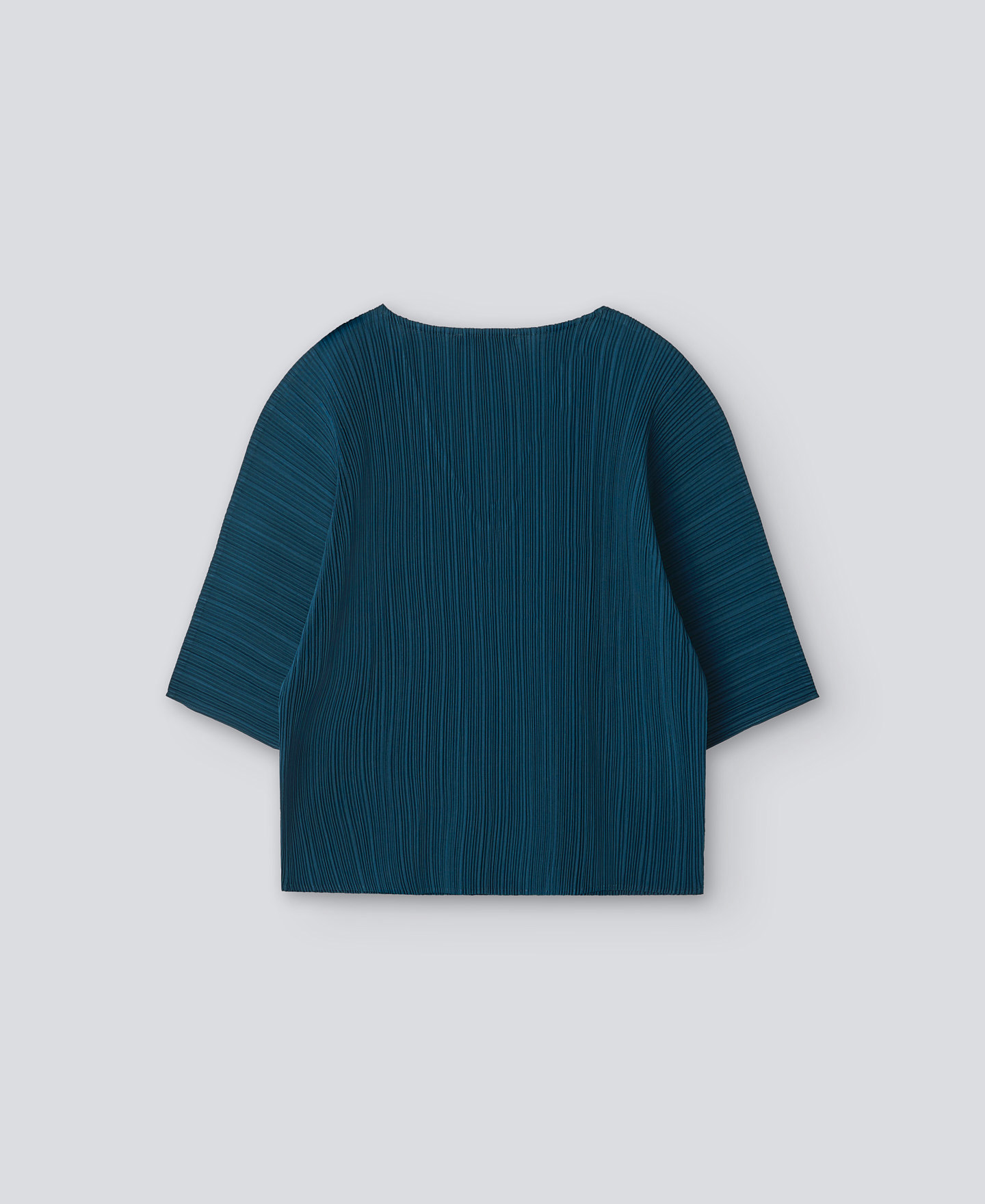 Green crinkle top woman image number 5