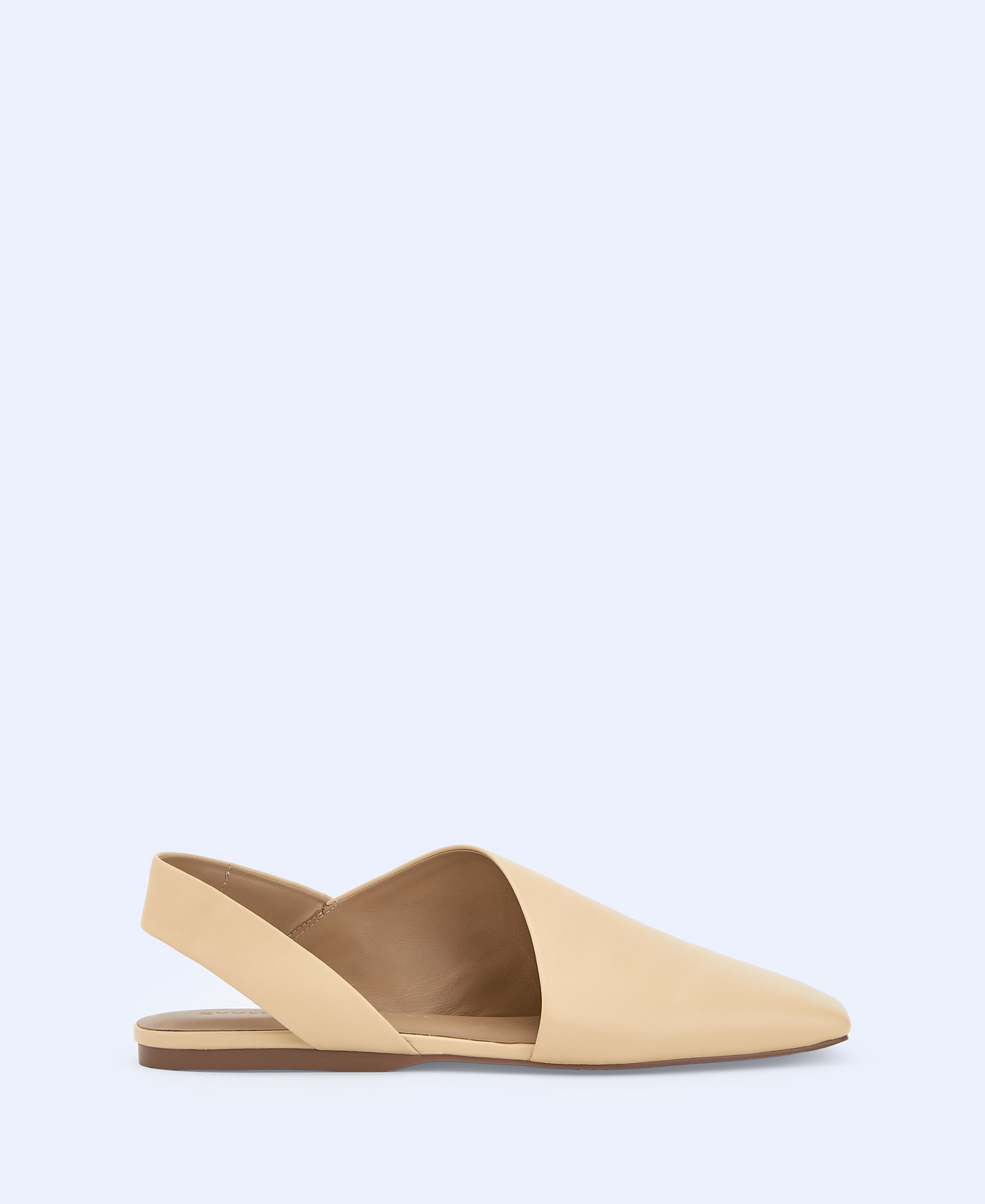 Leather square slipper image number 0