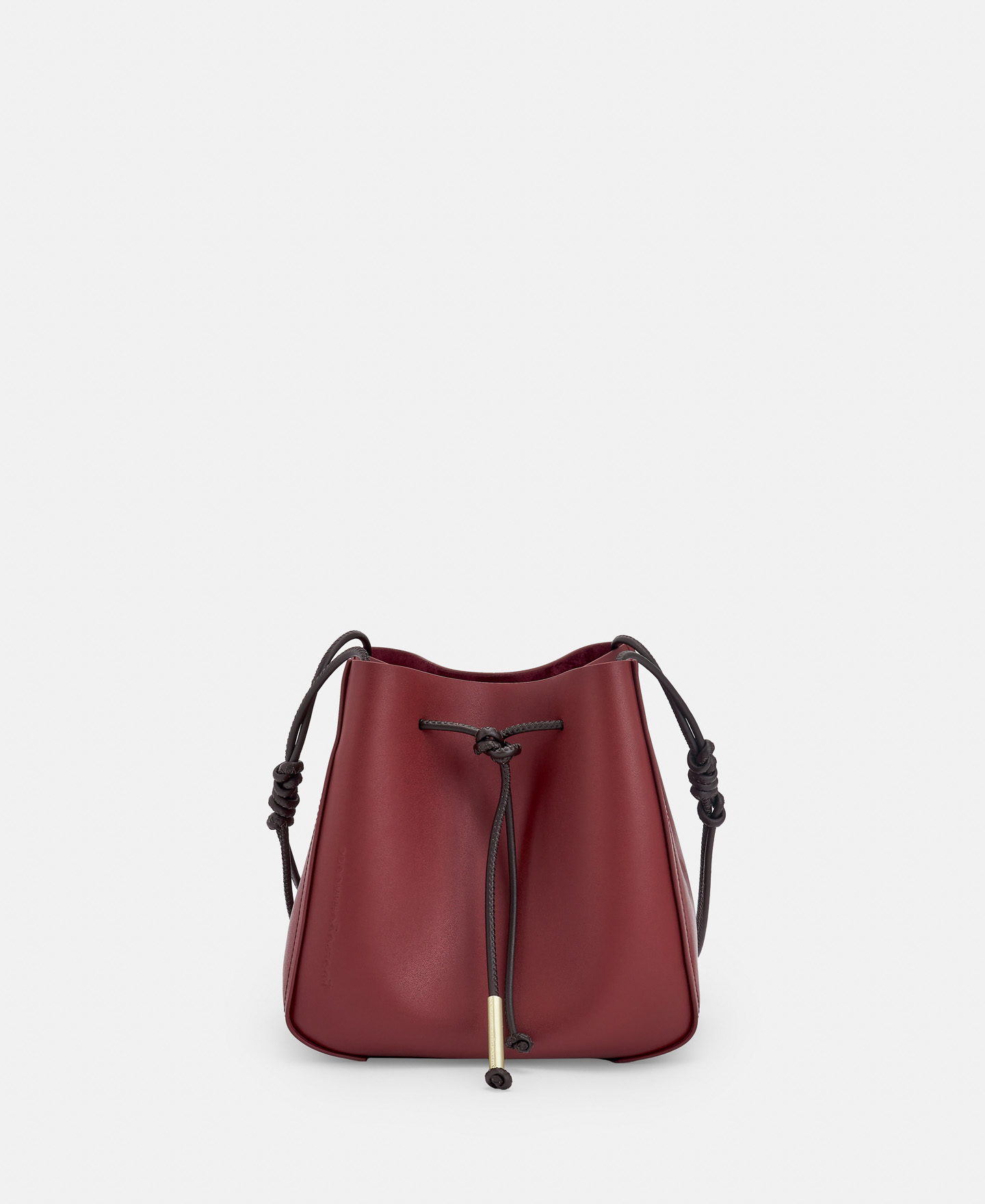 Responsible leather bucket bag image number 0