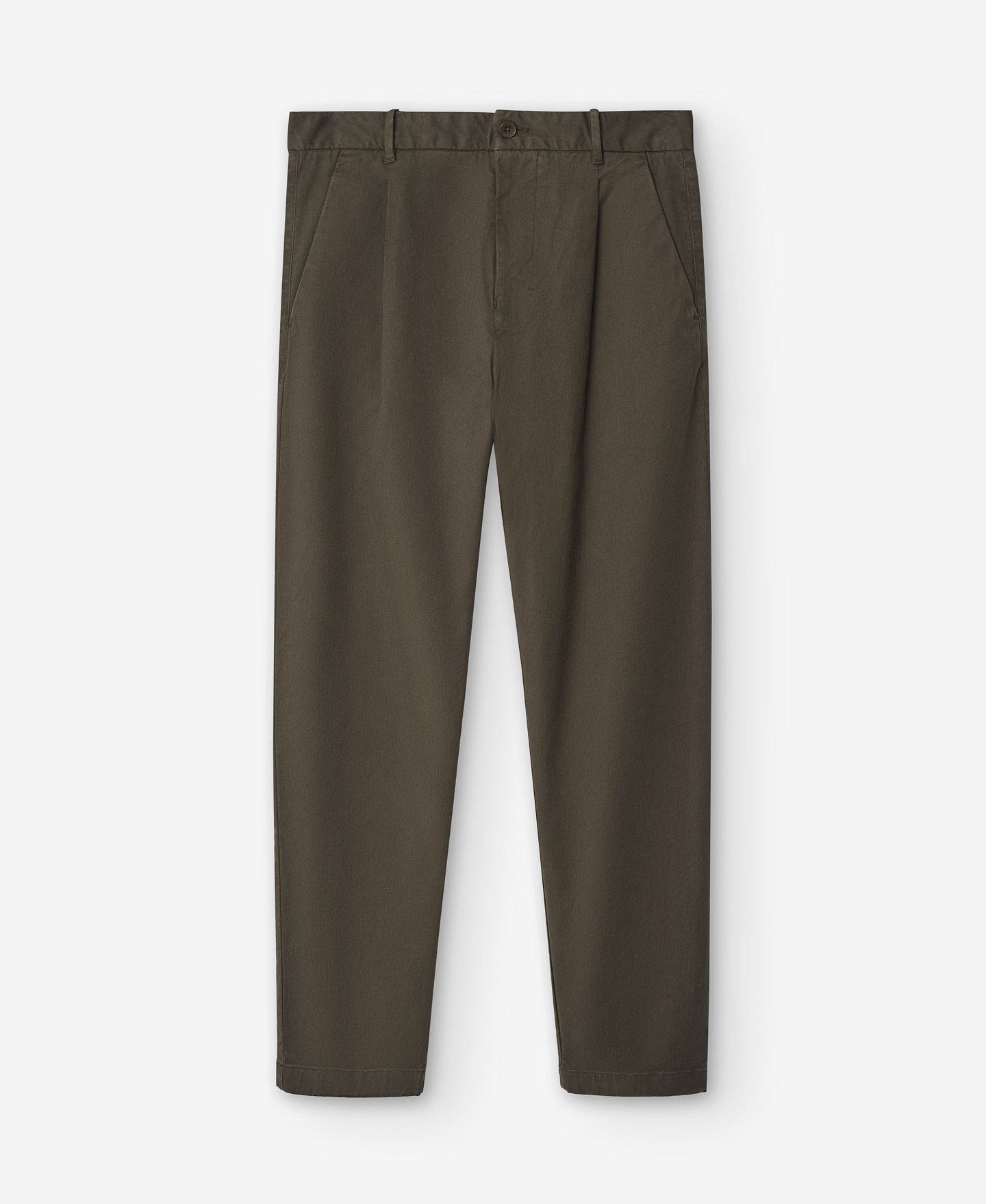 Baggy chino trousers with pleats image number 4