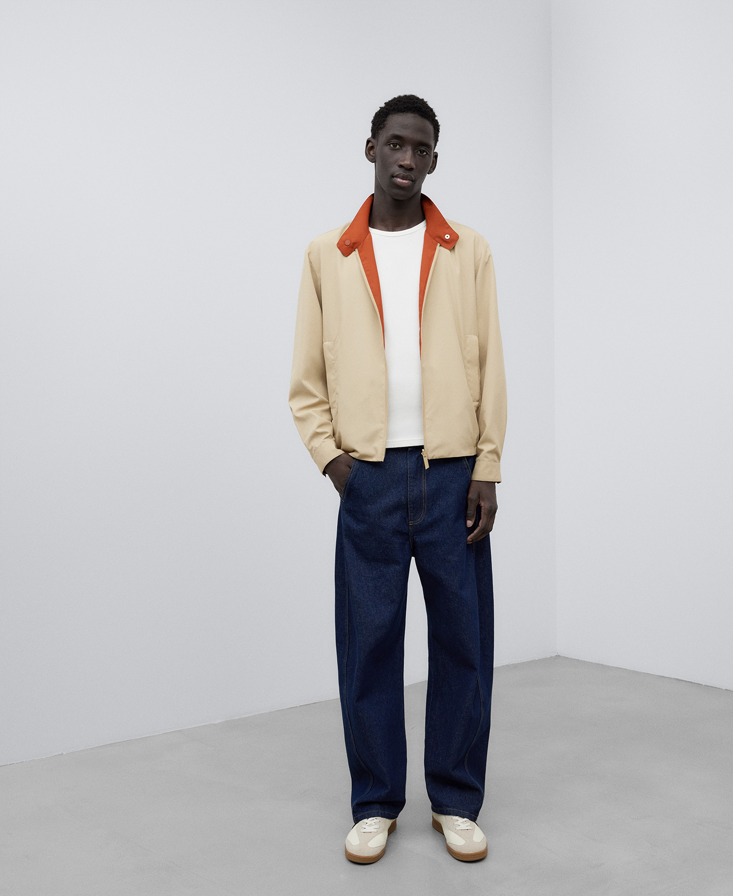 Reversible Harrington jacket man image number 1