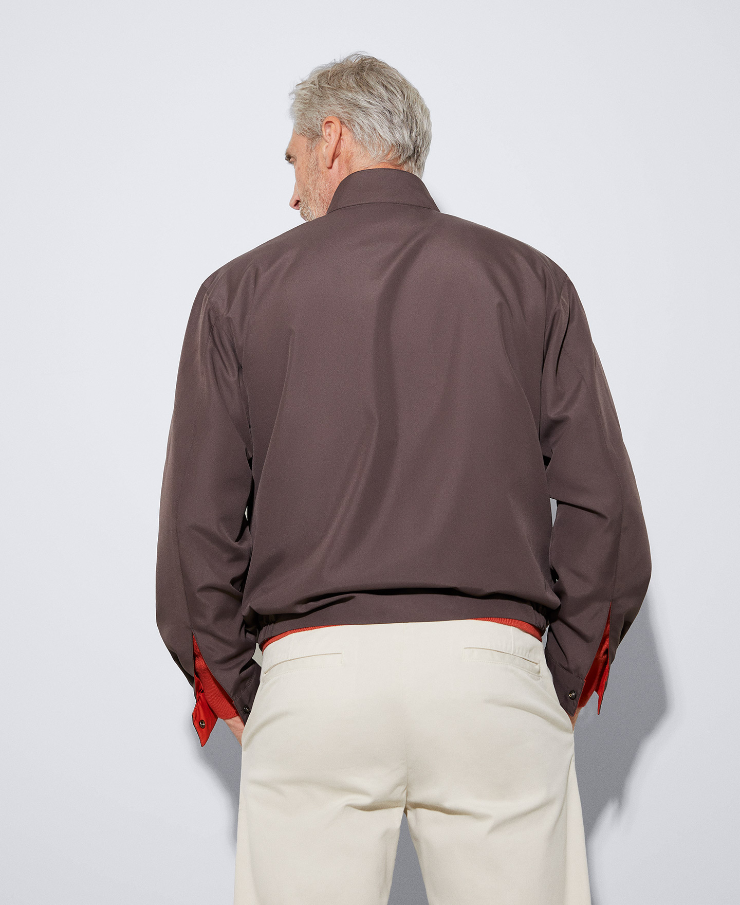 Reversible Mandarin collar jacket image number 1