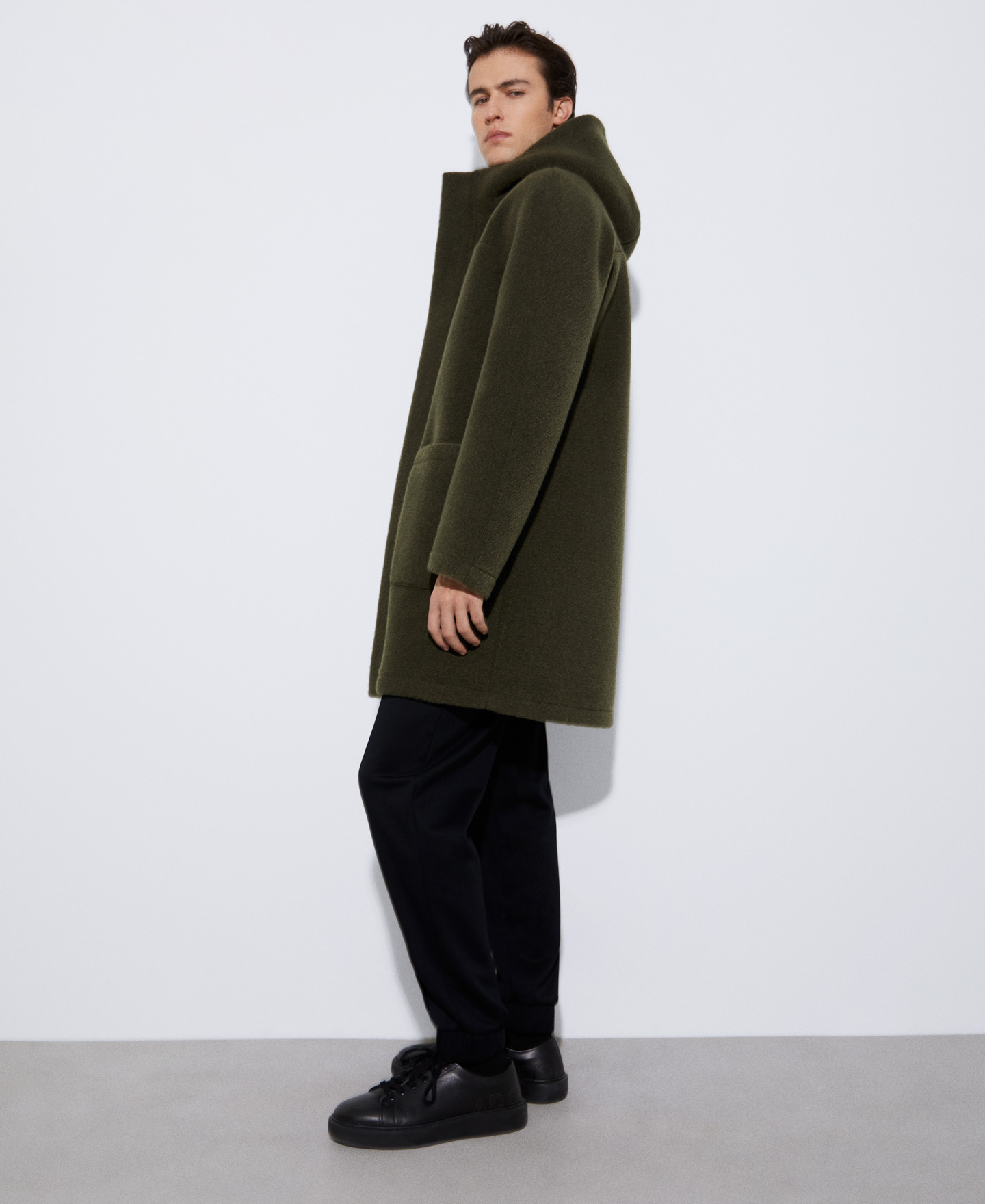 Nautical jacket in nylon and merino wool image number 0