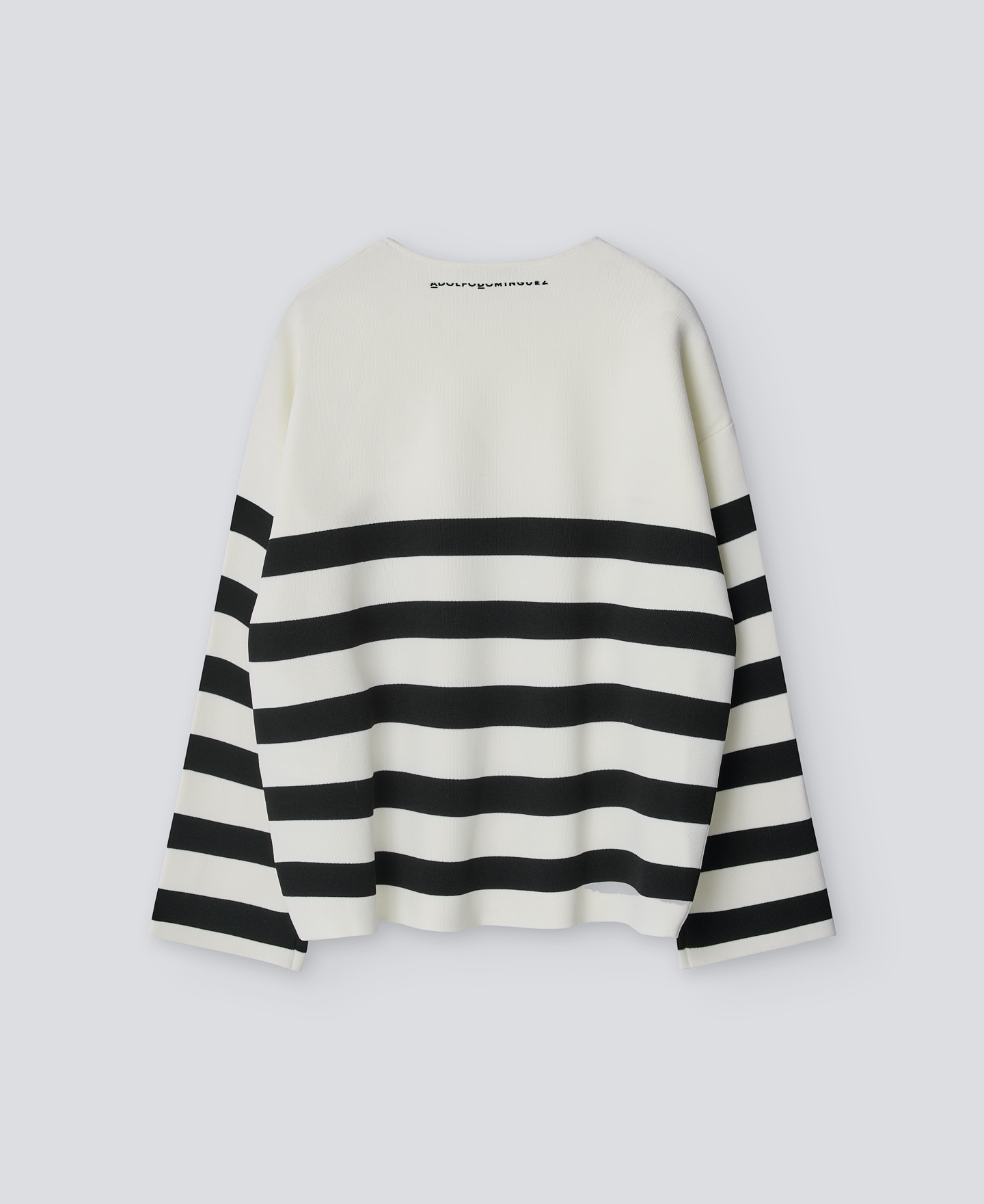 Striped bicolour sweater woman image number 5