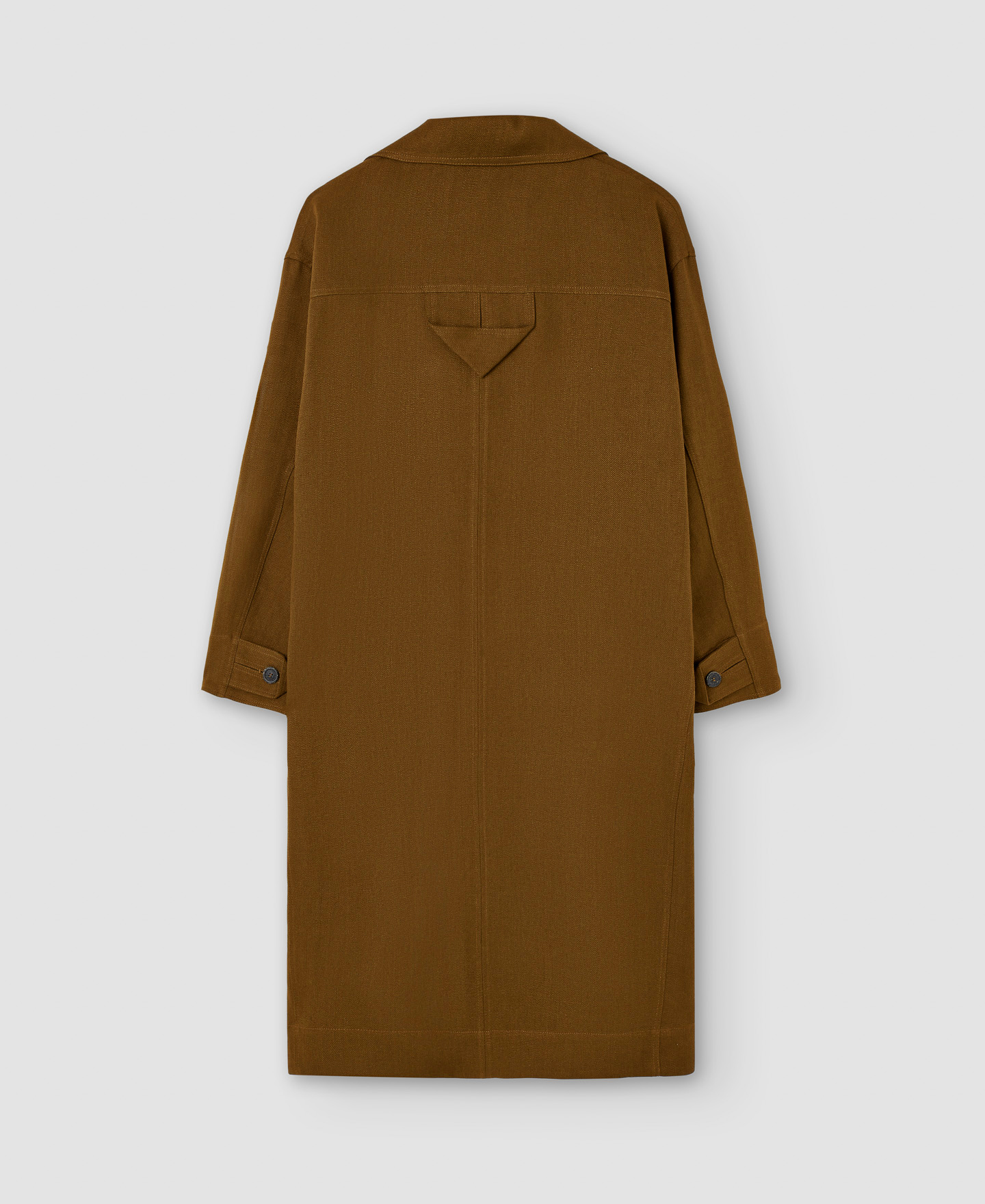 Manteau long en lin sergé image number 7