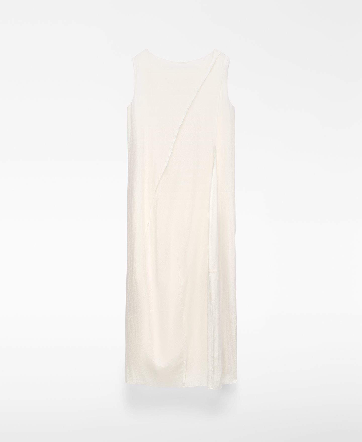 Midi balloon dress with darts image number 2