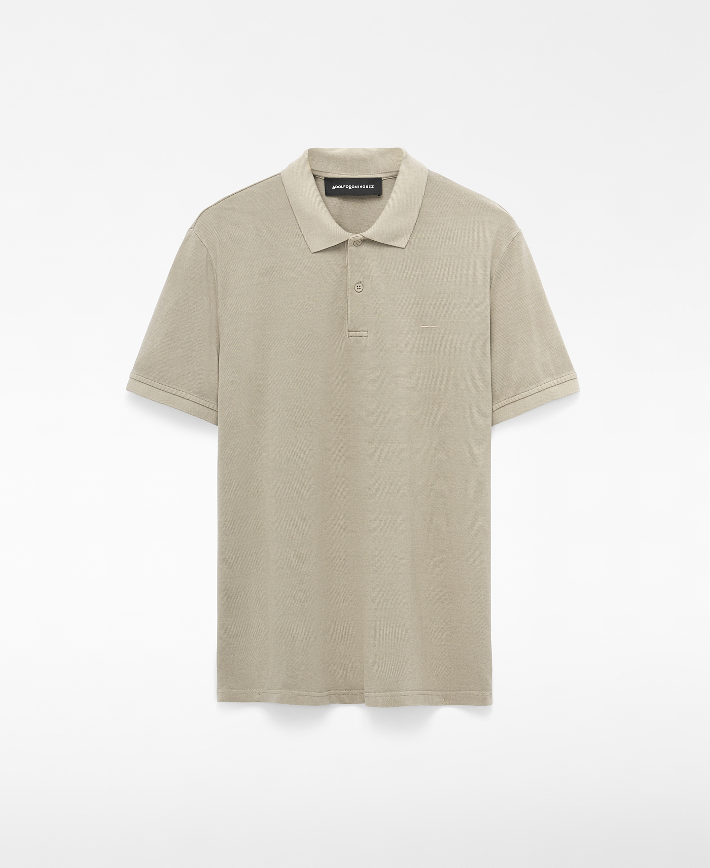 Cotton washed piqu&eacute; regular fit polo image number 4
