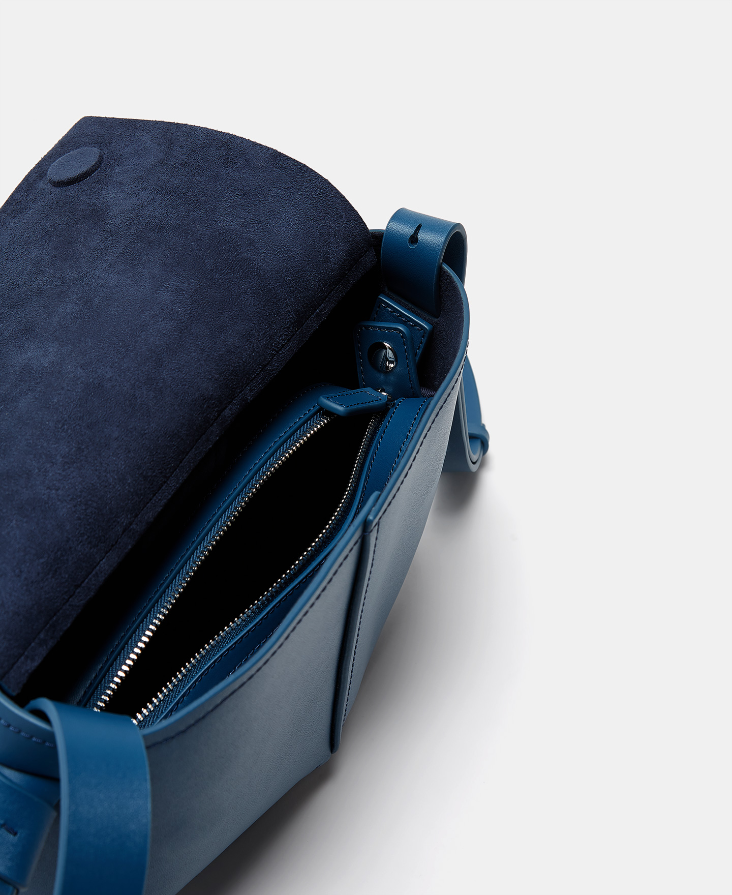 Vachetta leather flap crossbody bag image number 1