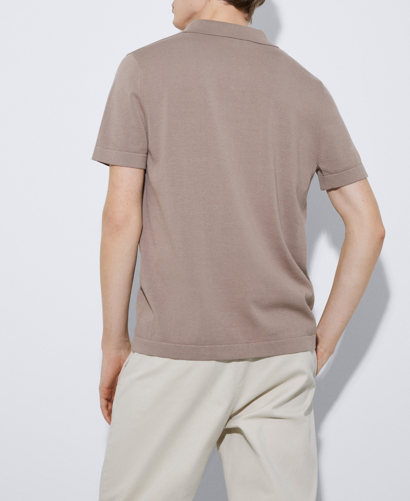 Cotton bowling collar polo shirt image number 2