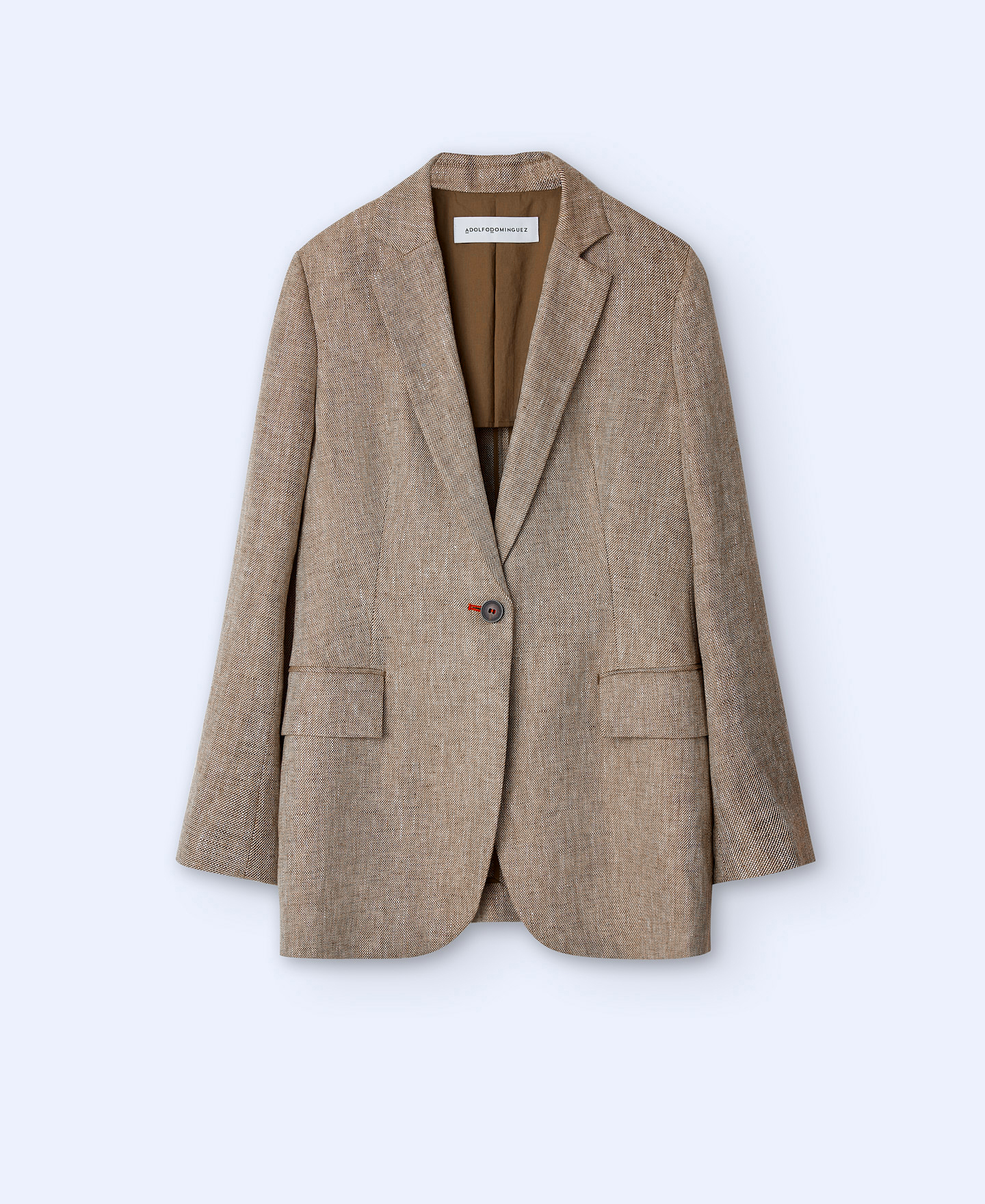 Blazer estructurado en lino europeo image number 4