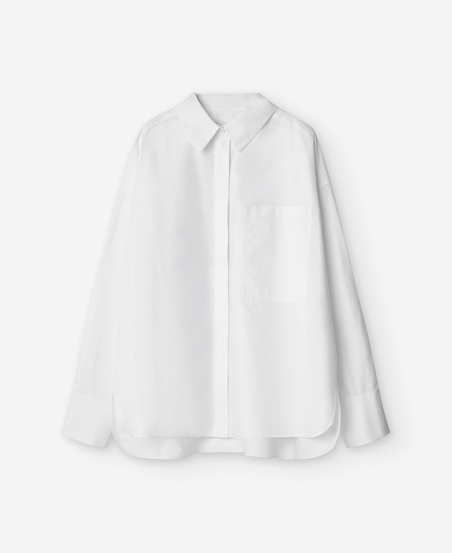 Chemise oversize en coton image number 4