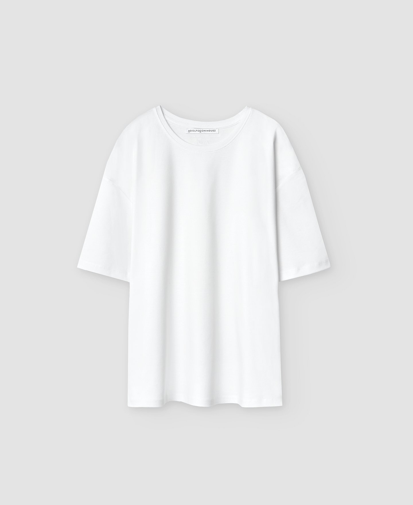 T-shirt femme à col rond en coton image number 0