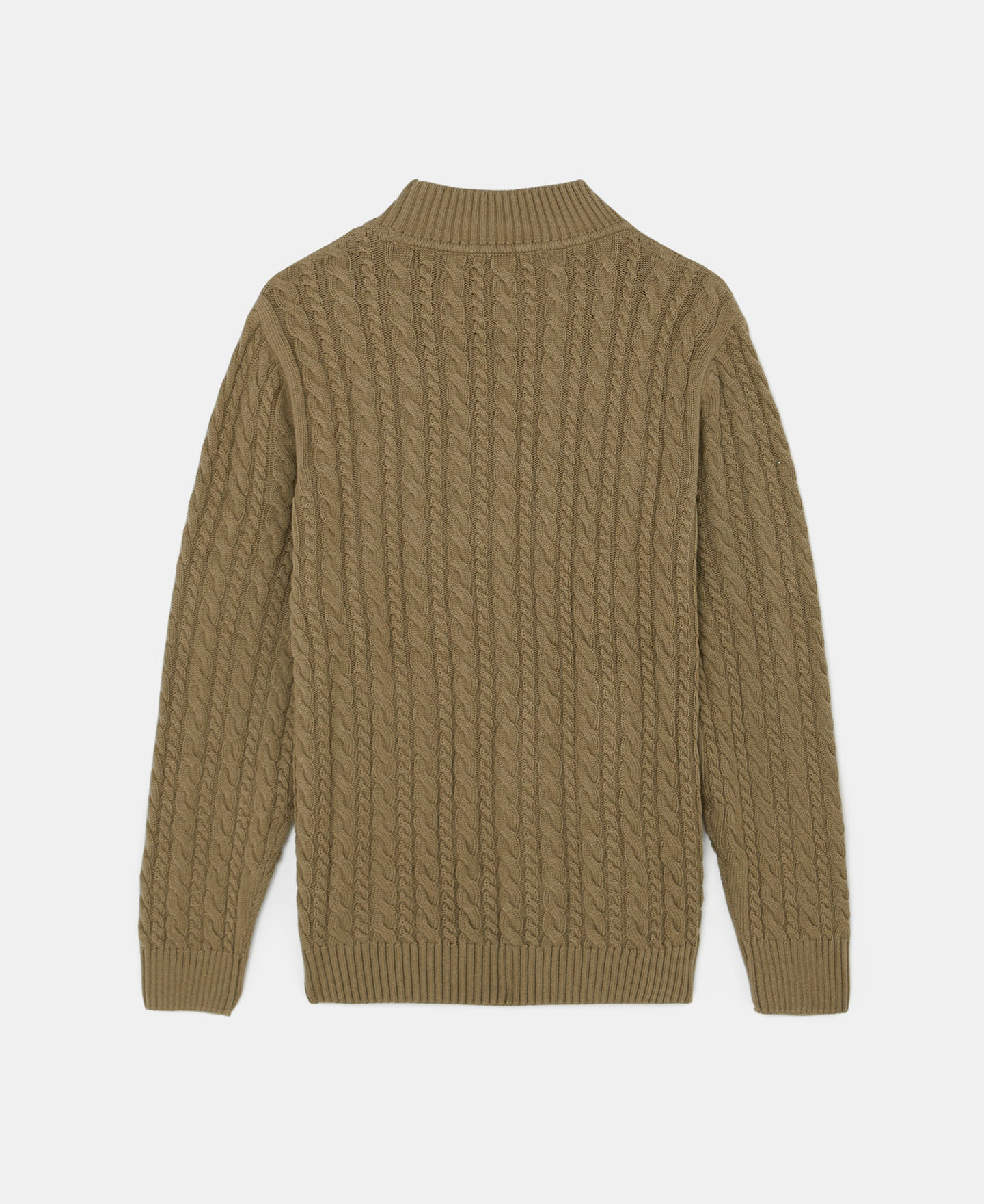 Cotton and wool eights sweater image number 5