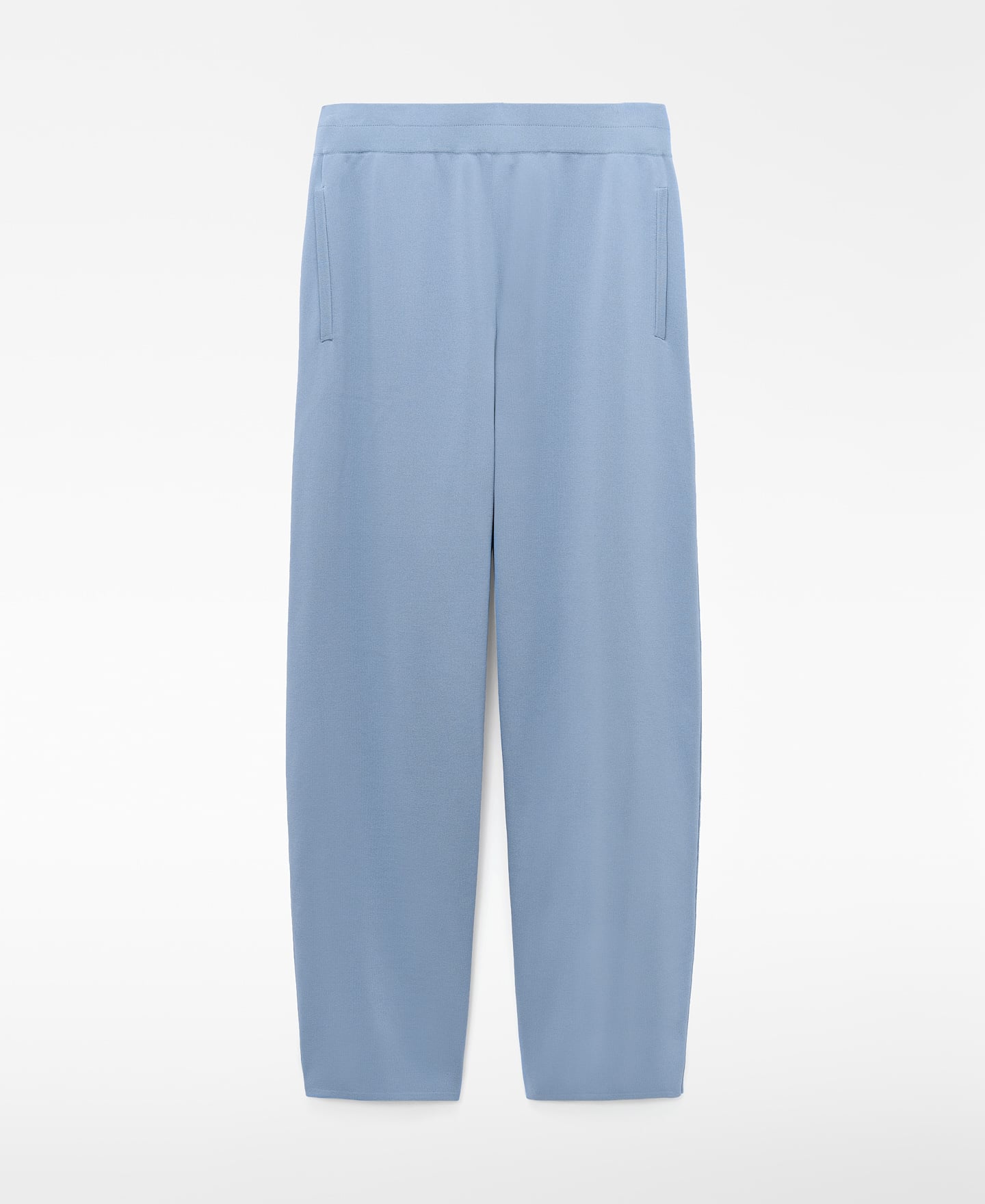 Pantalon barrel fit en maille image number 4