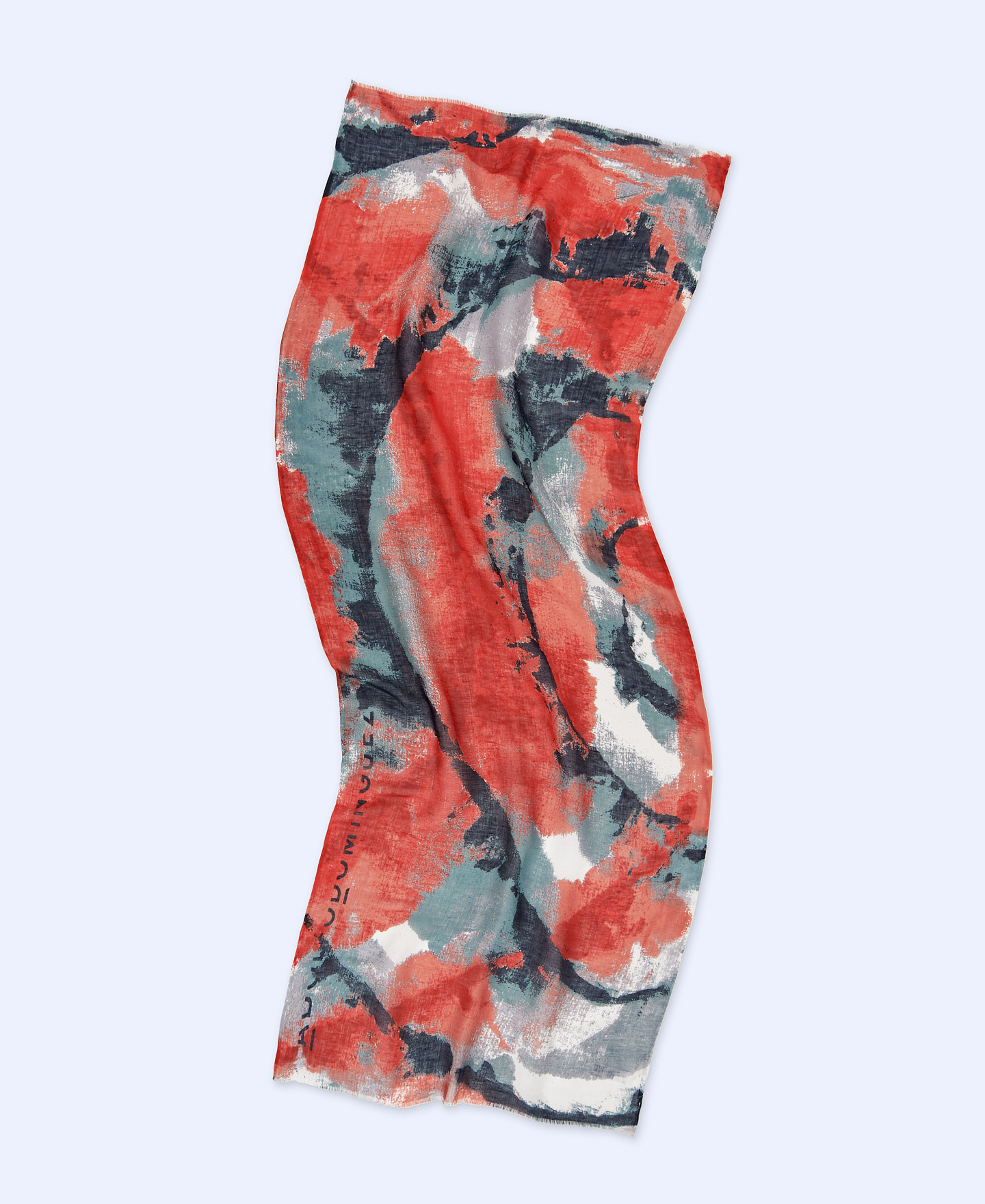 Chal estampado en lino y modal image number 1
