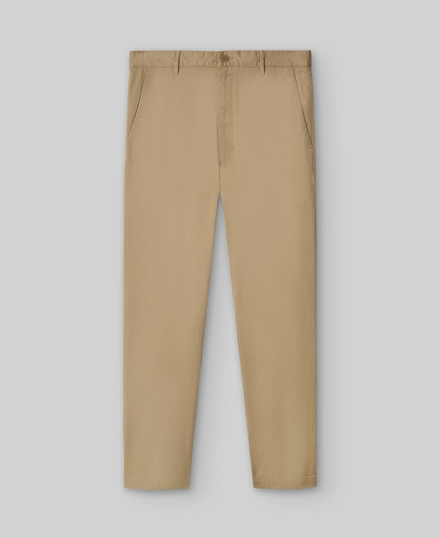 Cotton twill chino trousers man image number 4