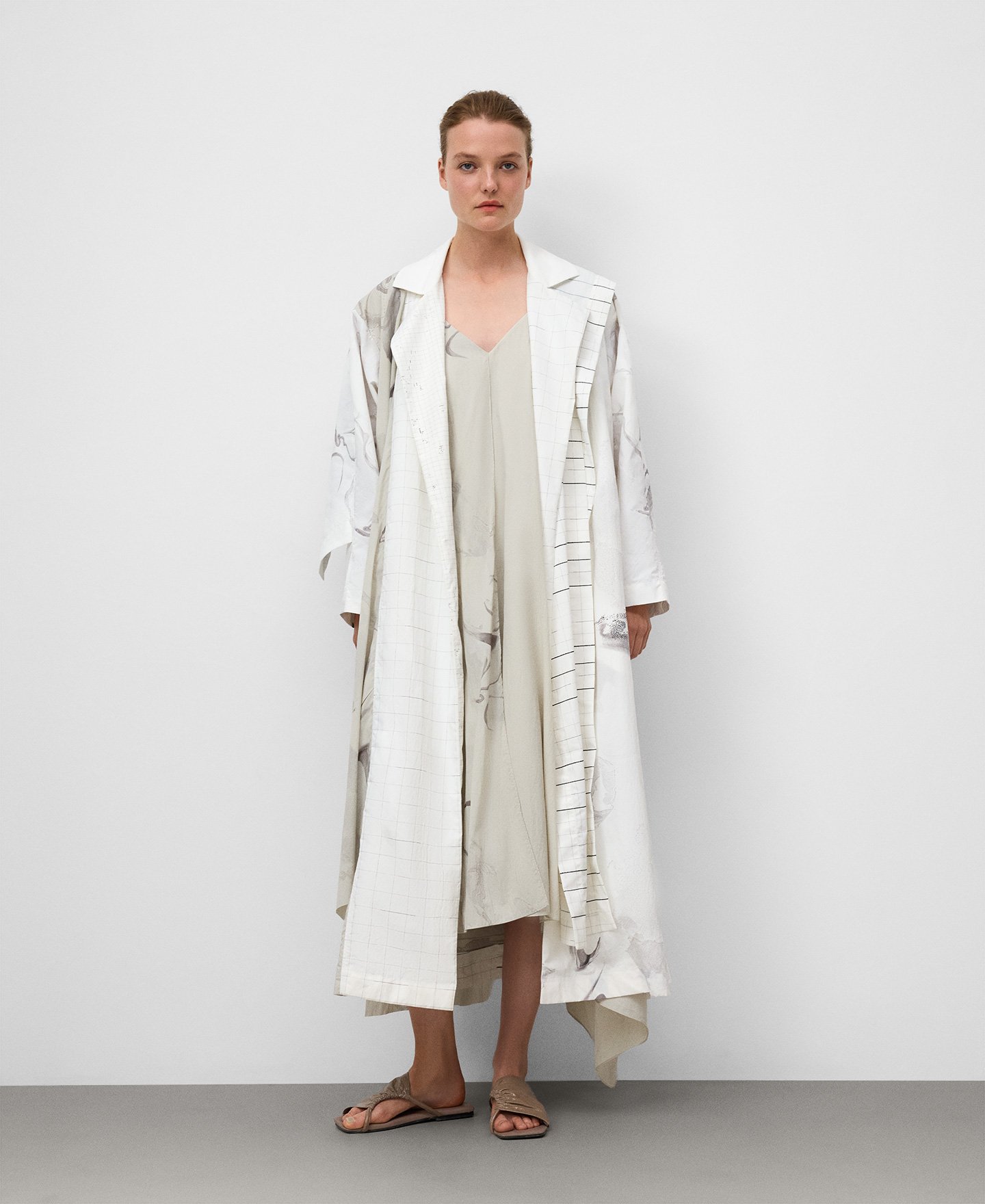 Combined slip dress woman image number 1