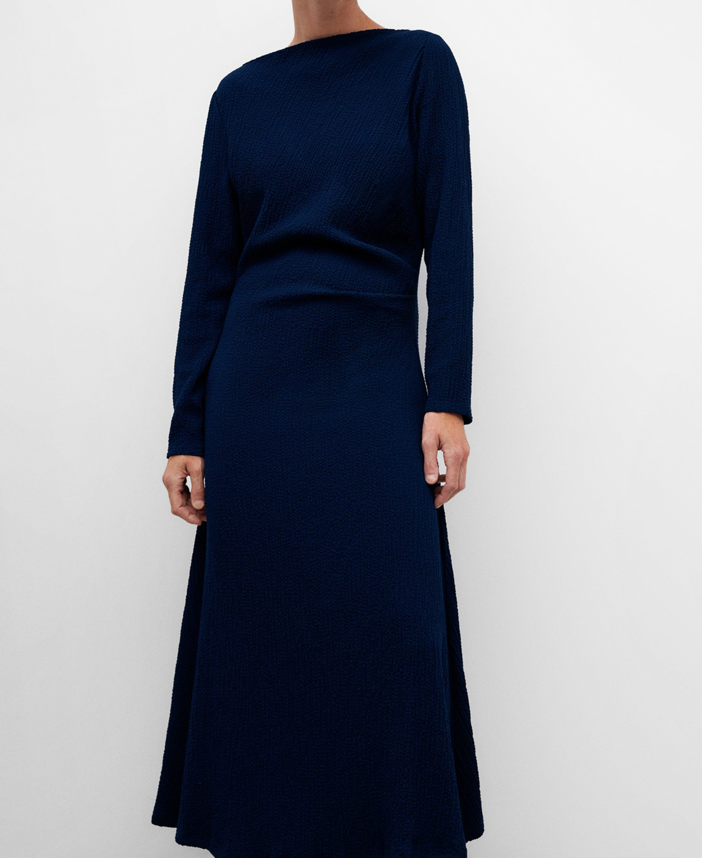 Vestido midi de viscosa de LENZING TM image number 0