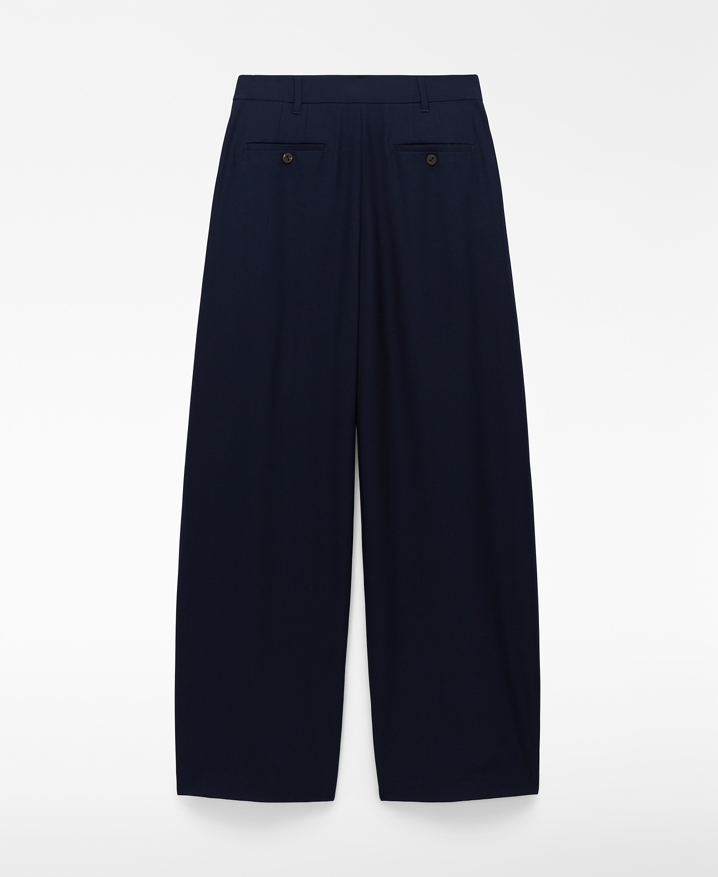 Cal&ccedil;as plissadas com corte largo image number 6