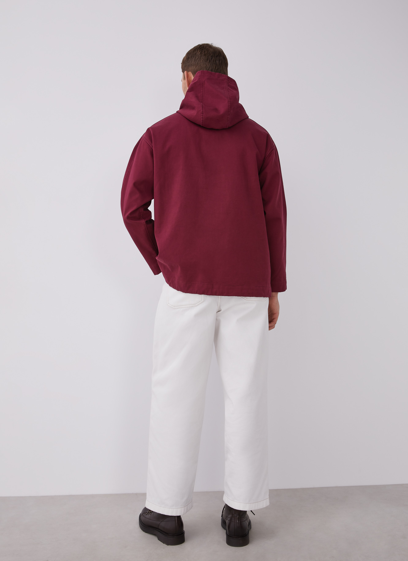 Hooded pullover with maxi pocket image number 1