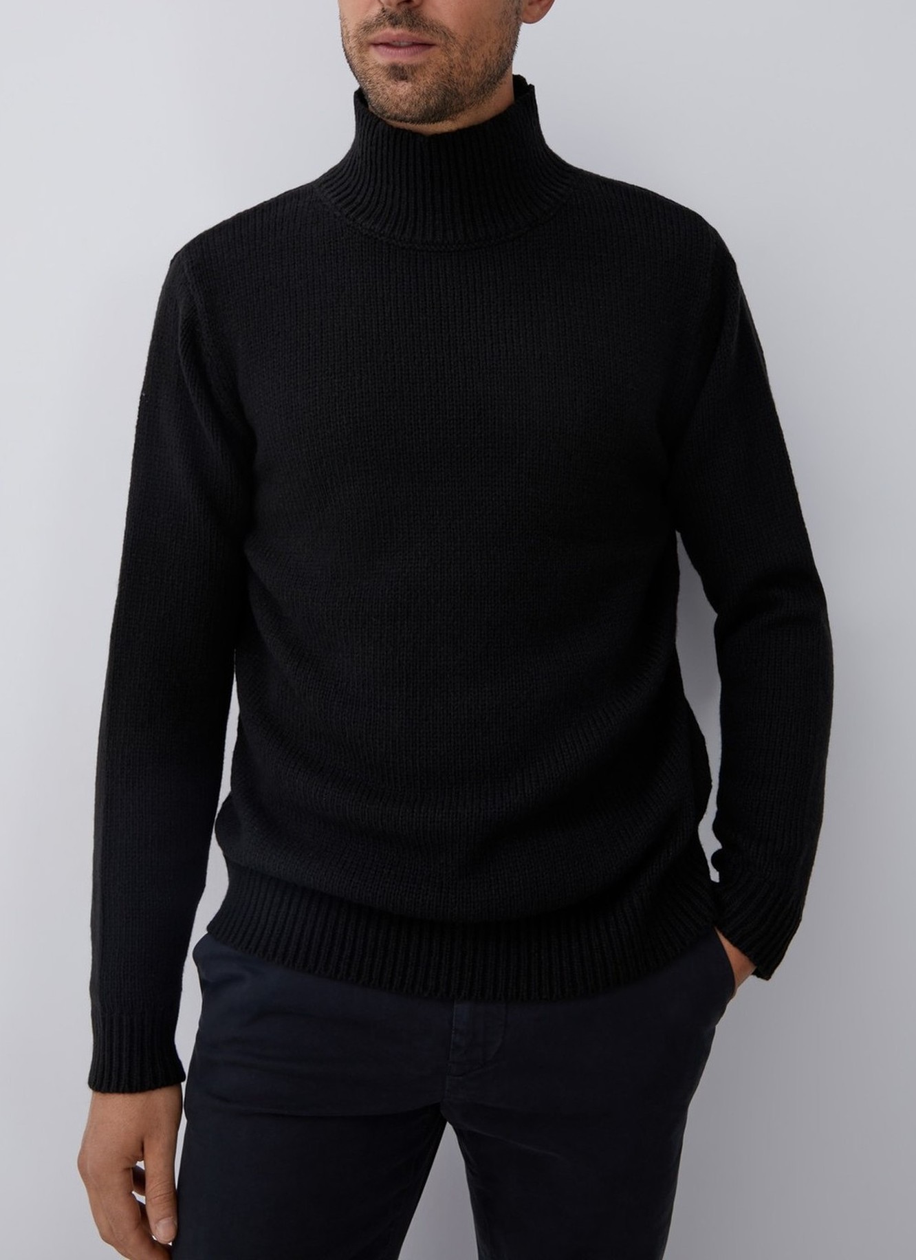 Perkins collar knit sweater image number 0
