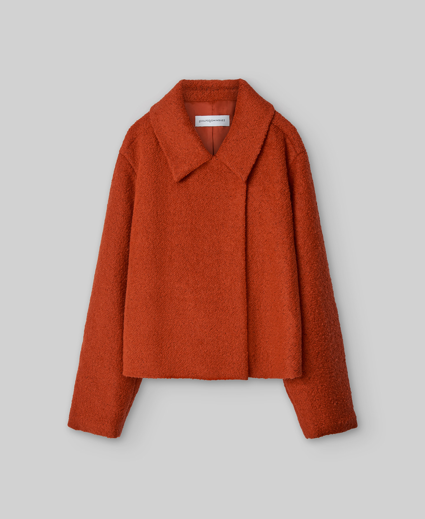 Chaqueta corta textura mujer image number 4