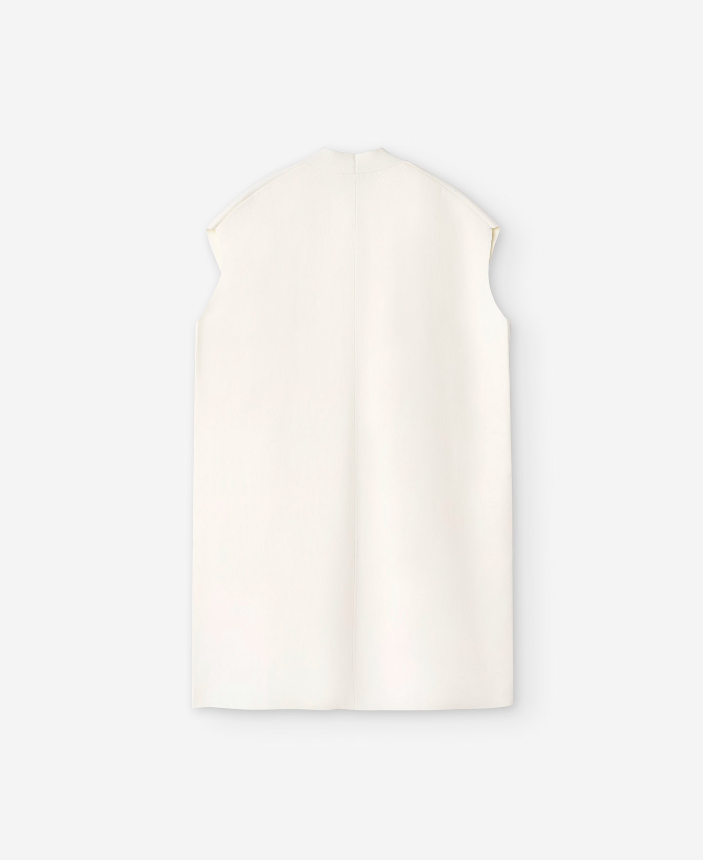 Double-fronted knitted waistcoat woman image number 5