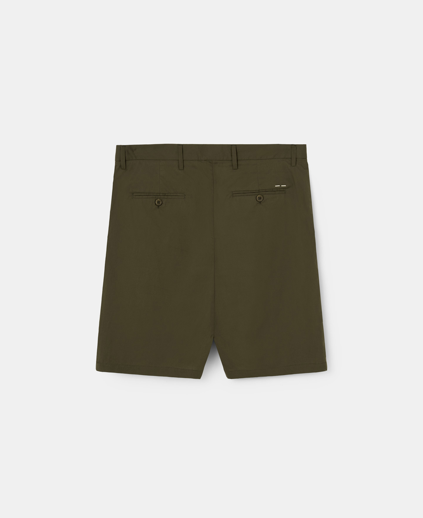 Grey bermuda shorts in cotton image number 5