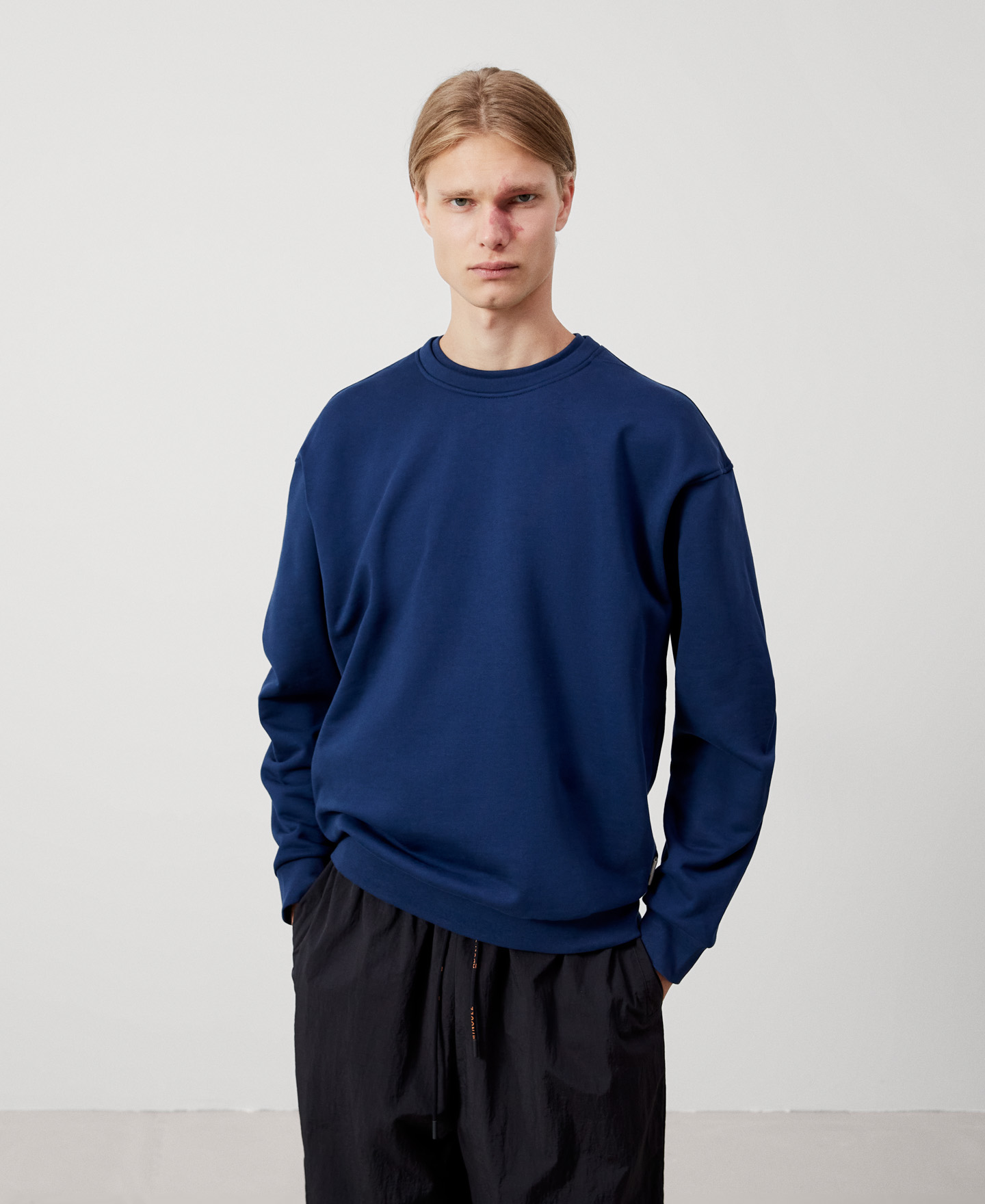 Crew neck cotton sweatshirt image number 0
