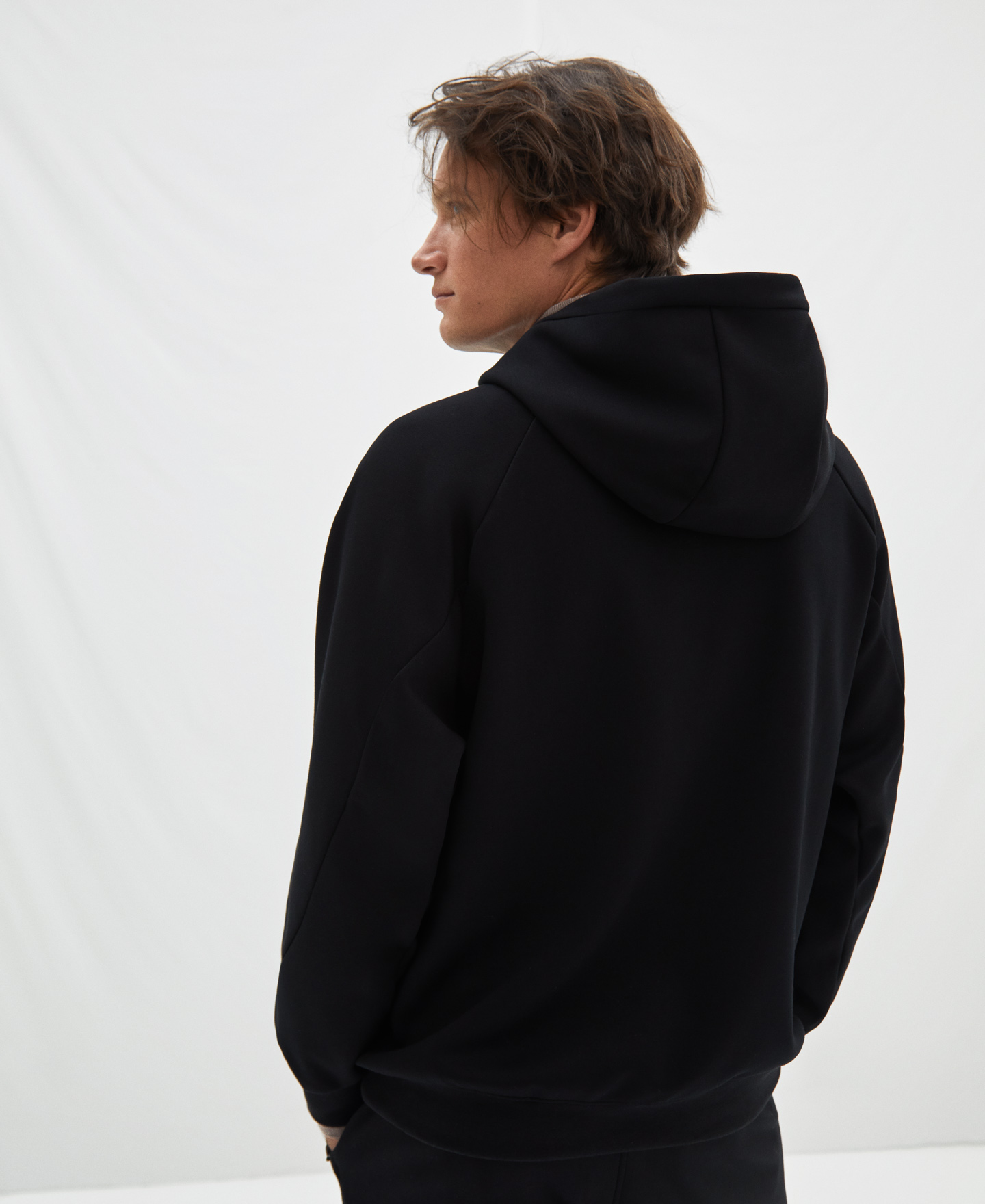 Viscose kangaroo hoodie image number 2