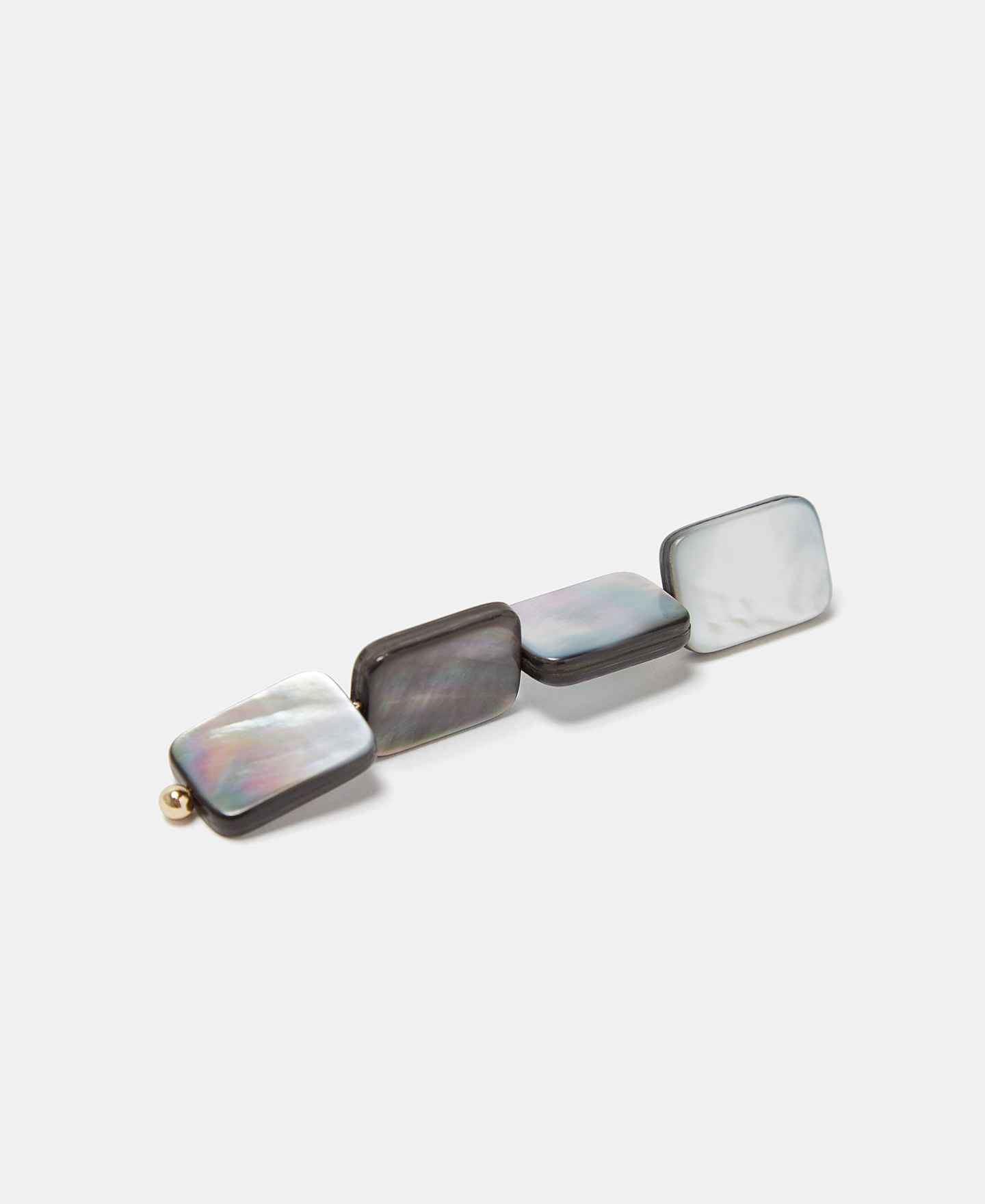 Pendientes largos con concha natural image number 1