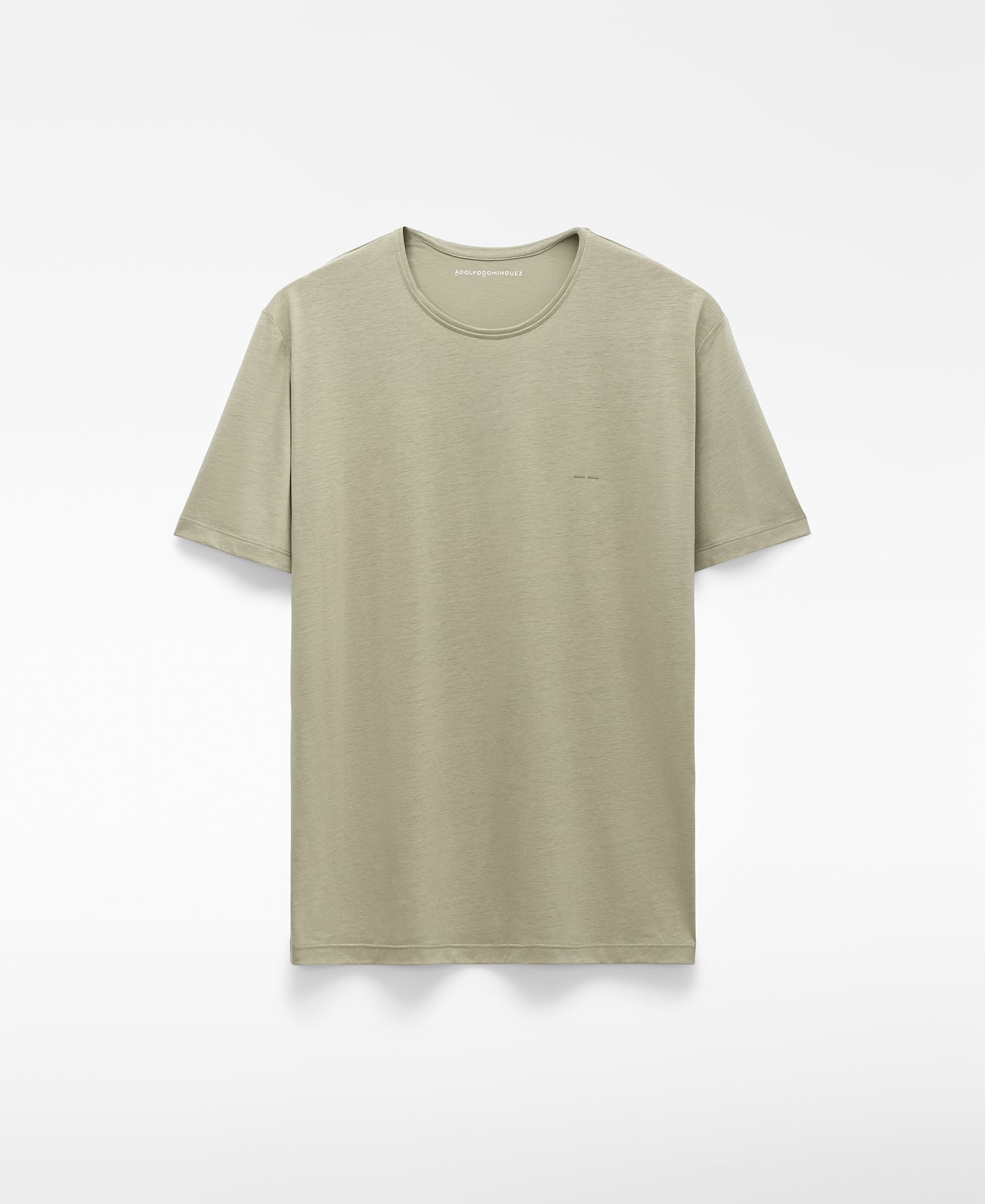 Camiseta regular fit lyocell algod&oacute;n image number 0