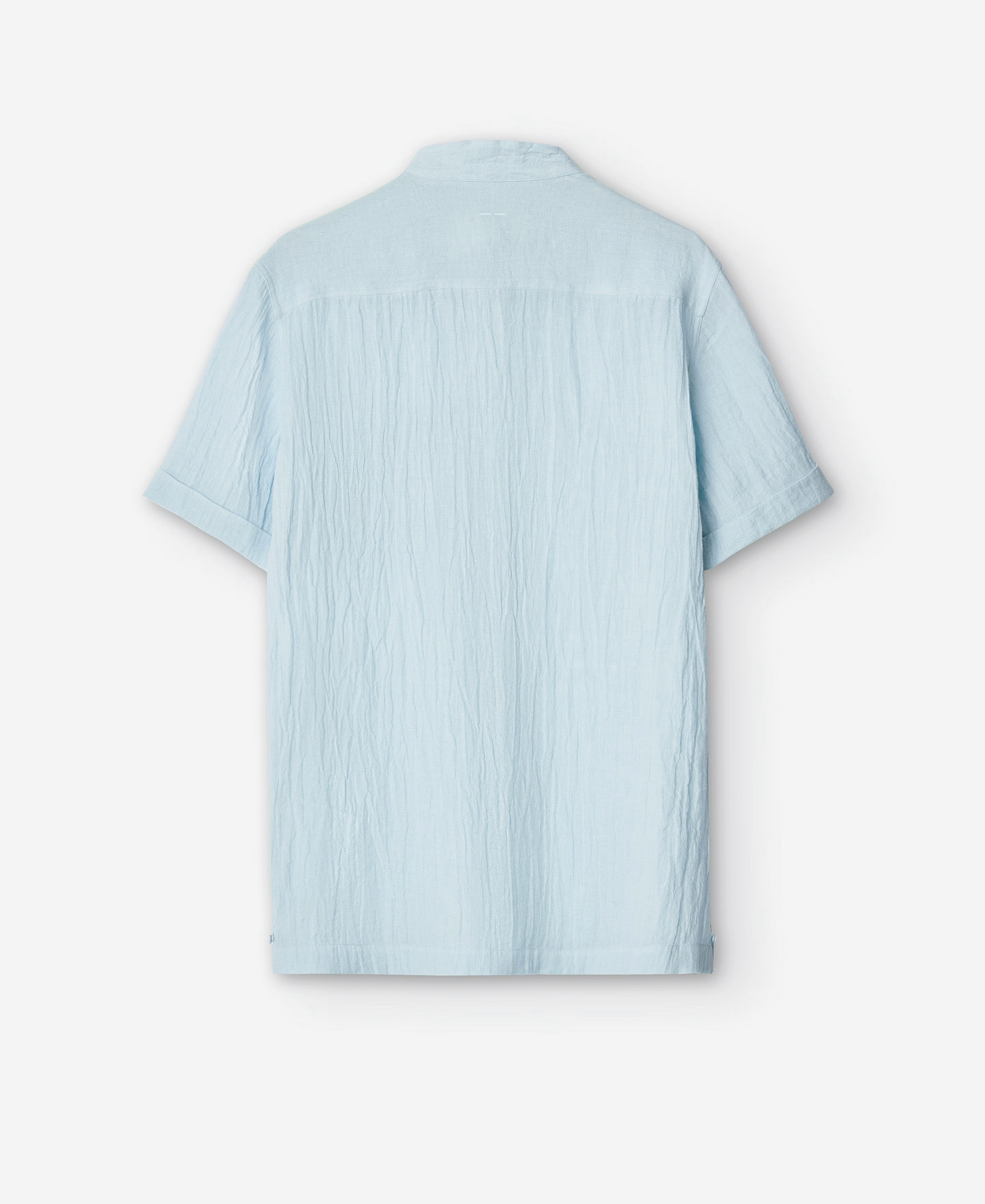Camisa cuello Mao en lino europeo image number 5