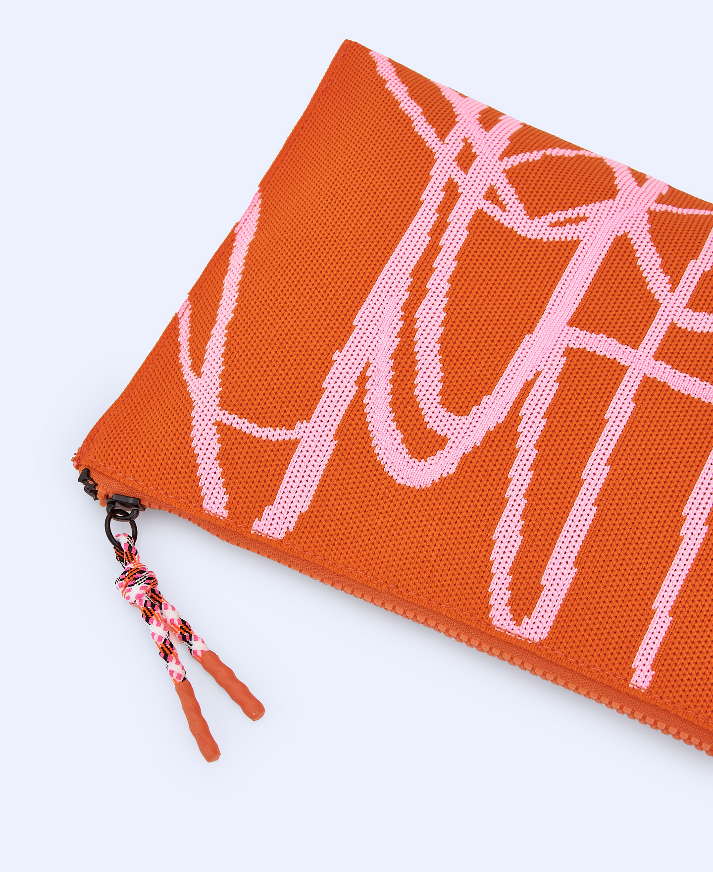 Flat knitted clutch image number 2