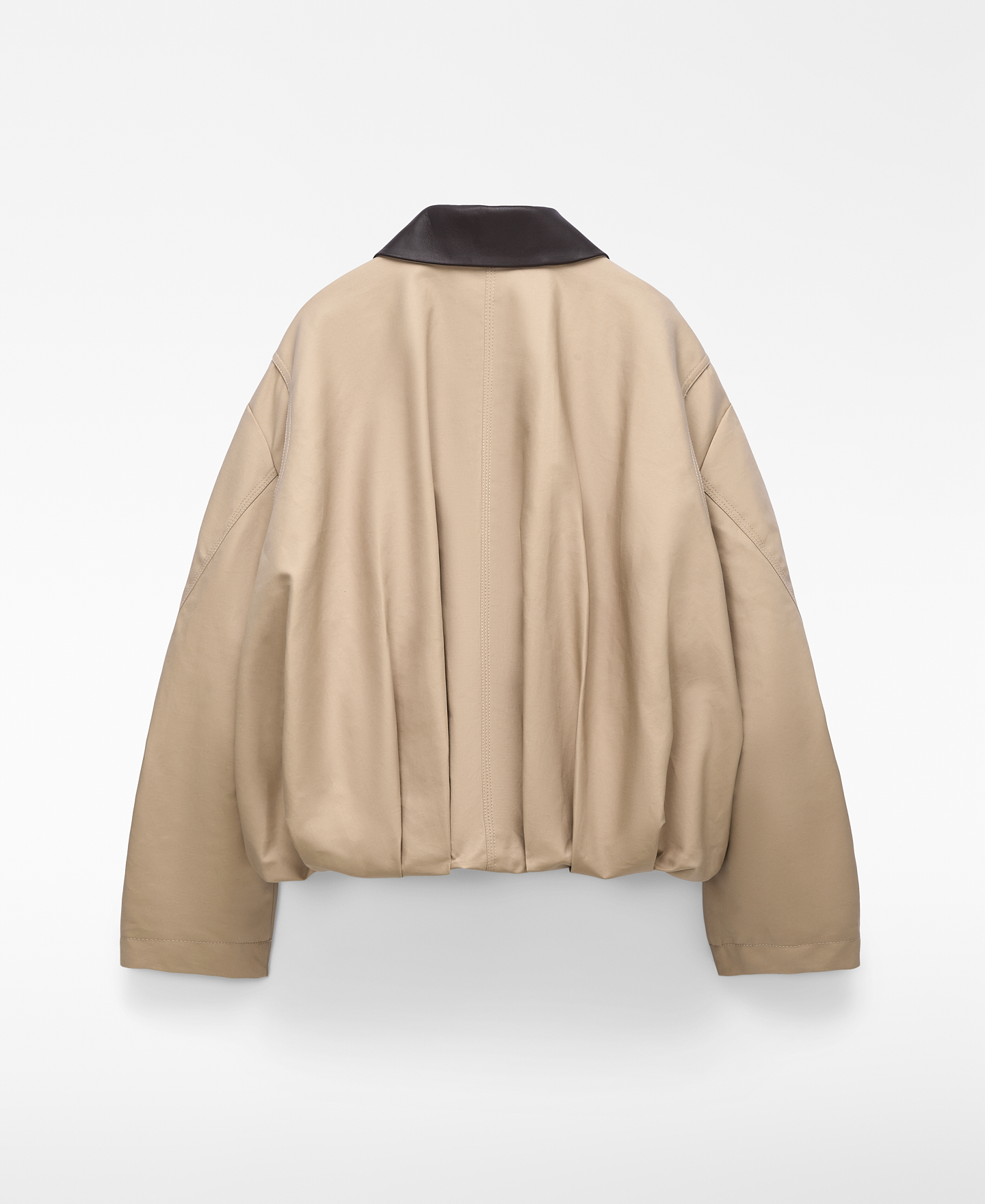 Chaqueta boxy acolchada algod&oacute;n image number 5