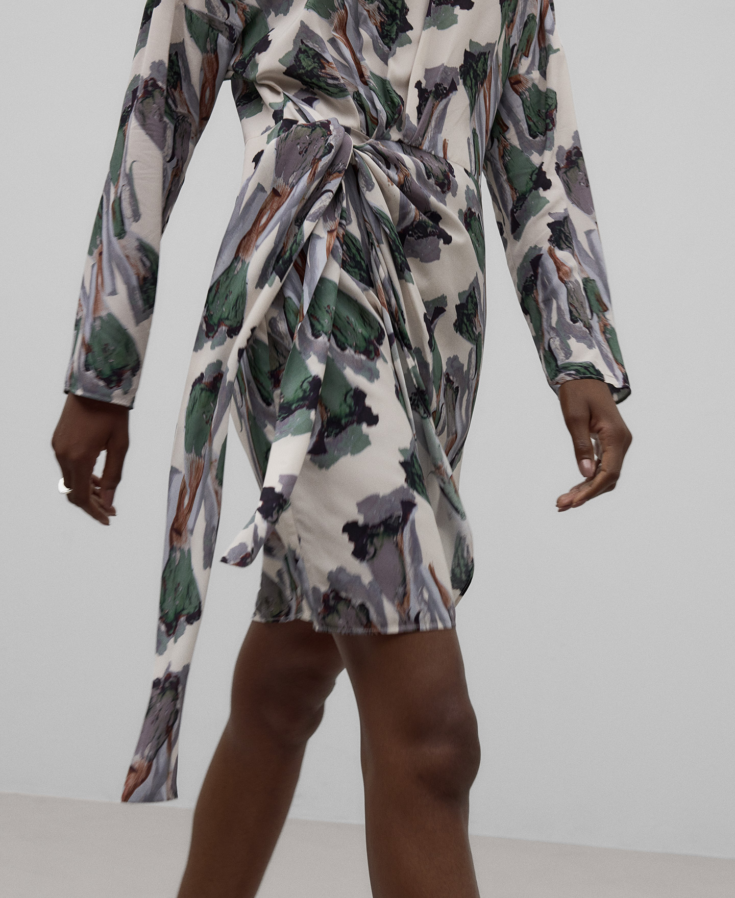 Robe courte imprimée pour femme image number 3