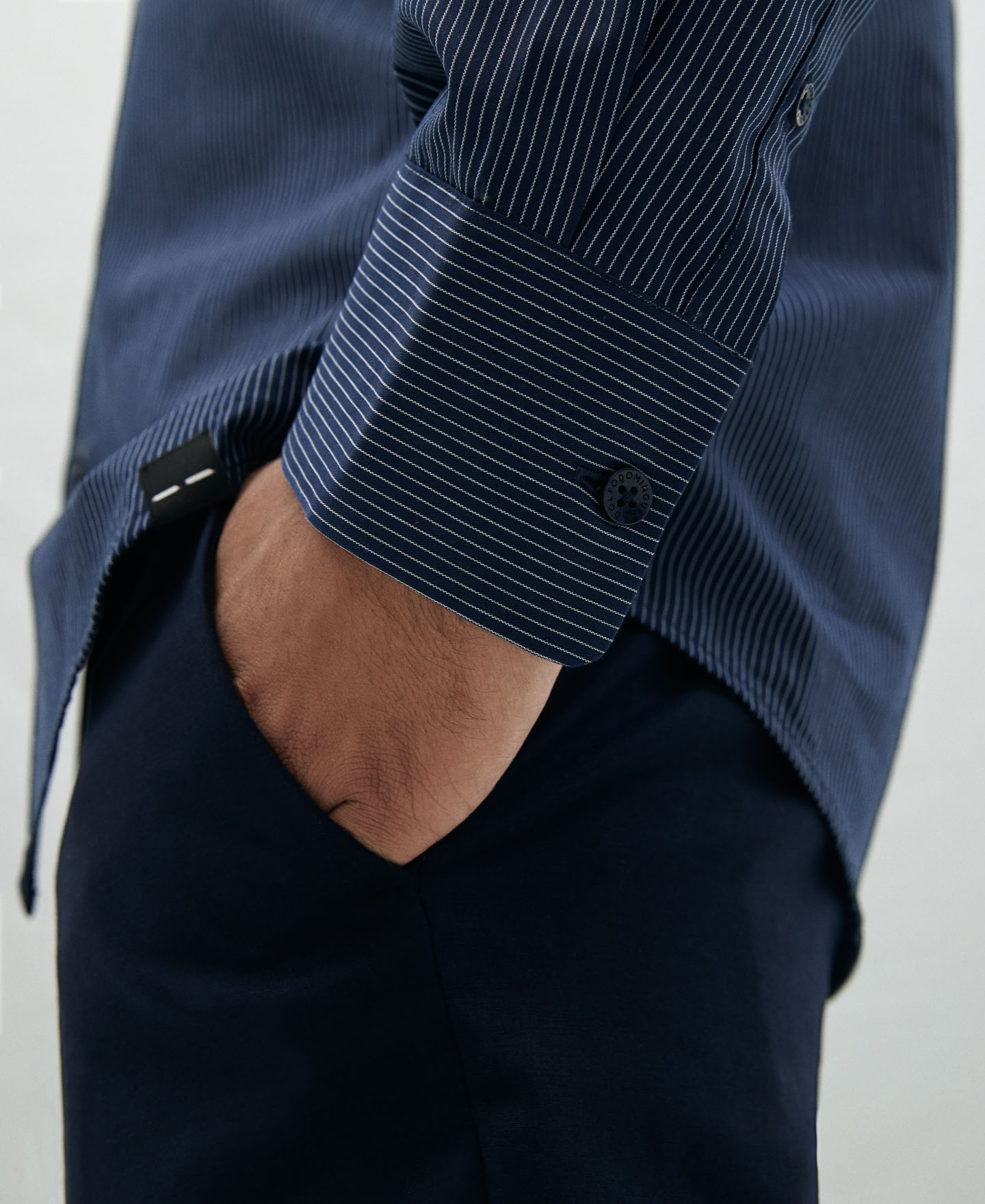 Striped shirt with shirt collar image number 3