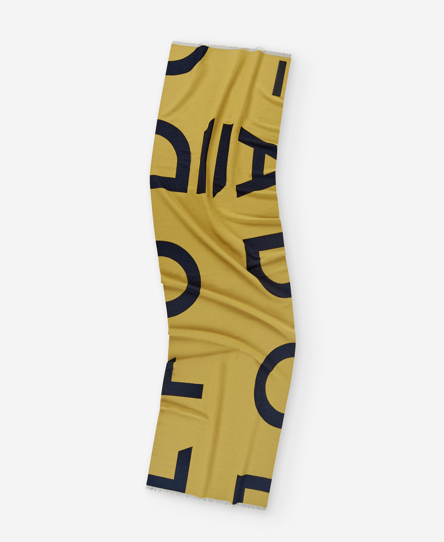 Jacquard maxi logo scarf image number 1