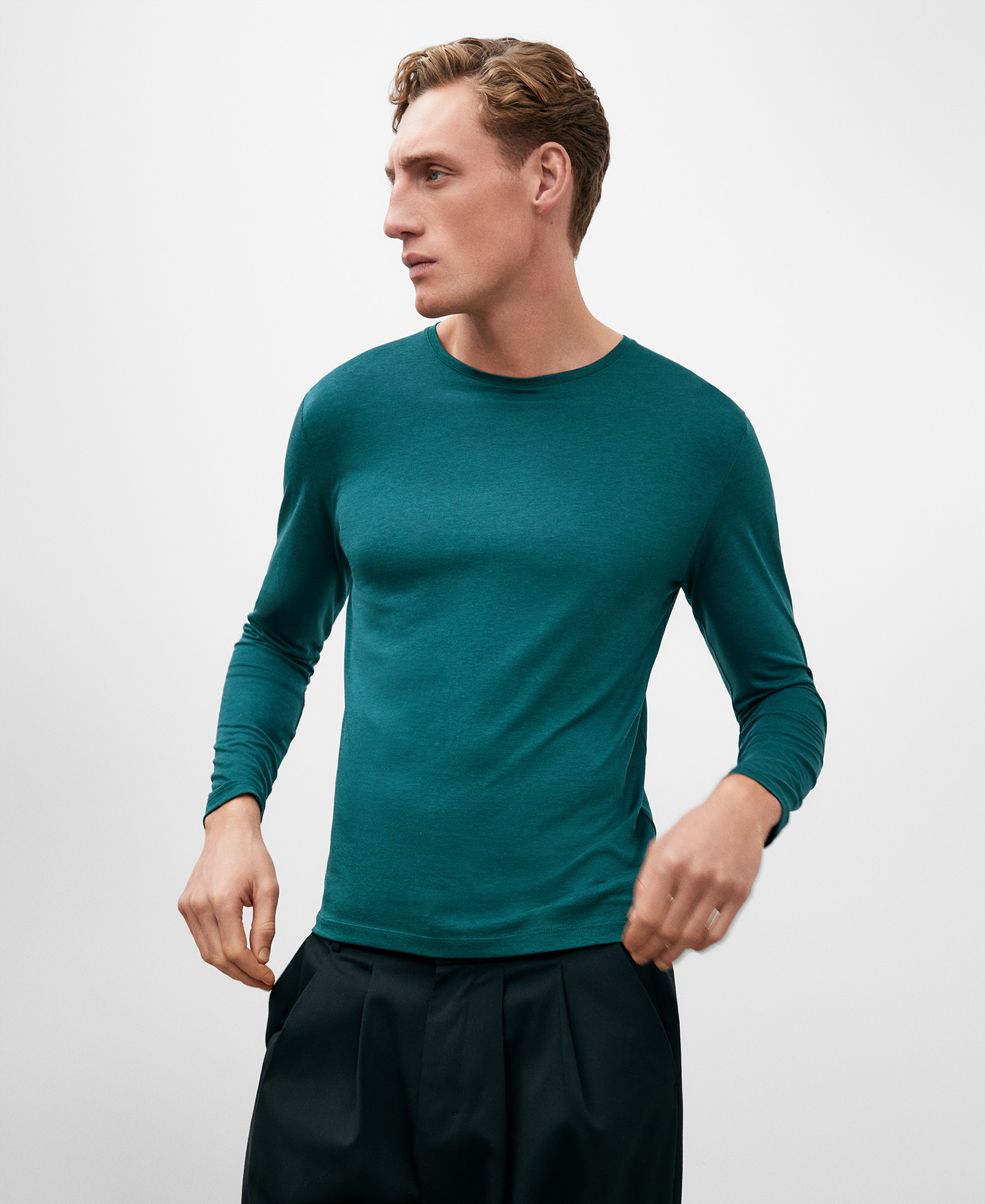 Lyocell T-shirt for men image number 0