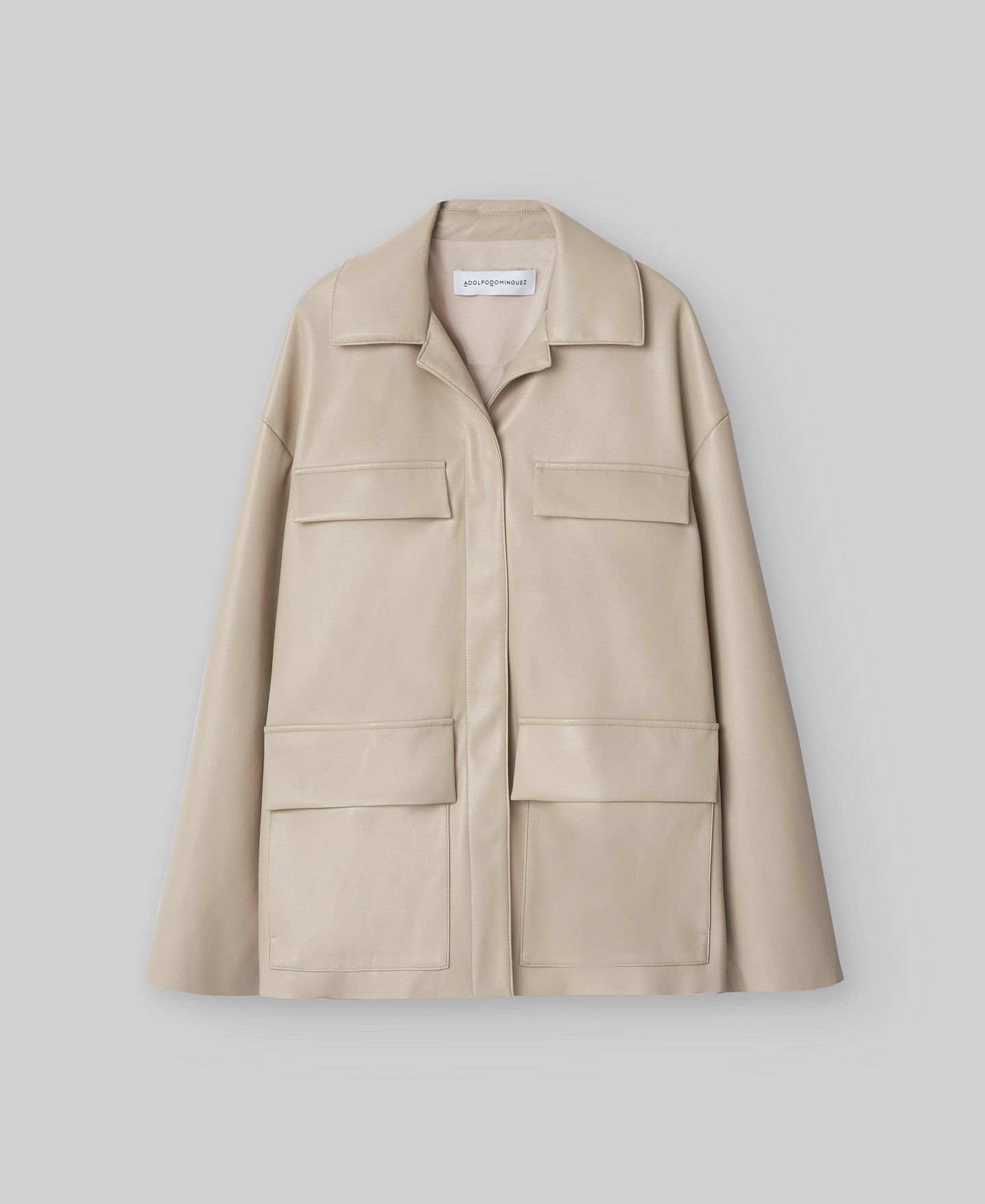 Sobrecamisa oversize Piel No Piel mujer image number 4