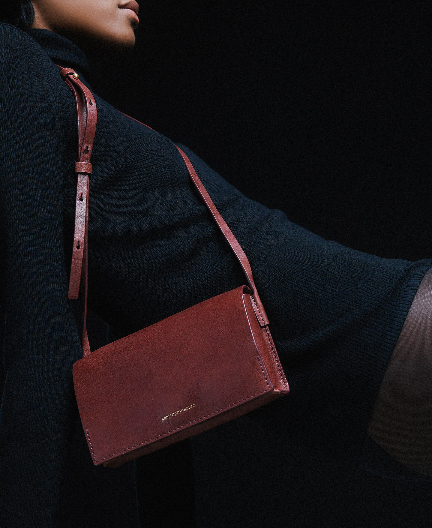 Vachetta leather shoulder bag image number 5