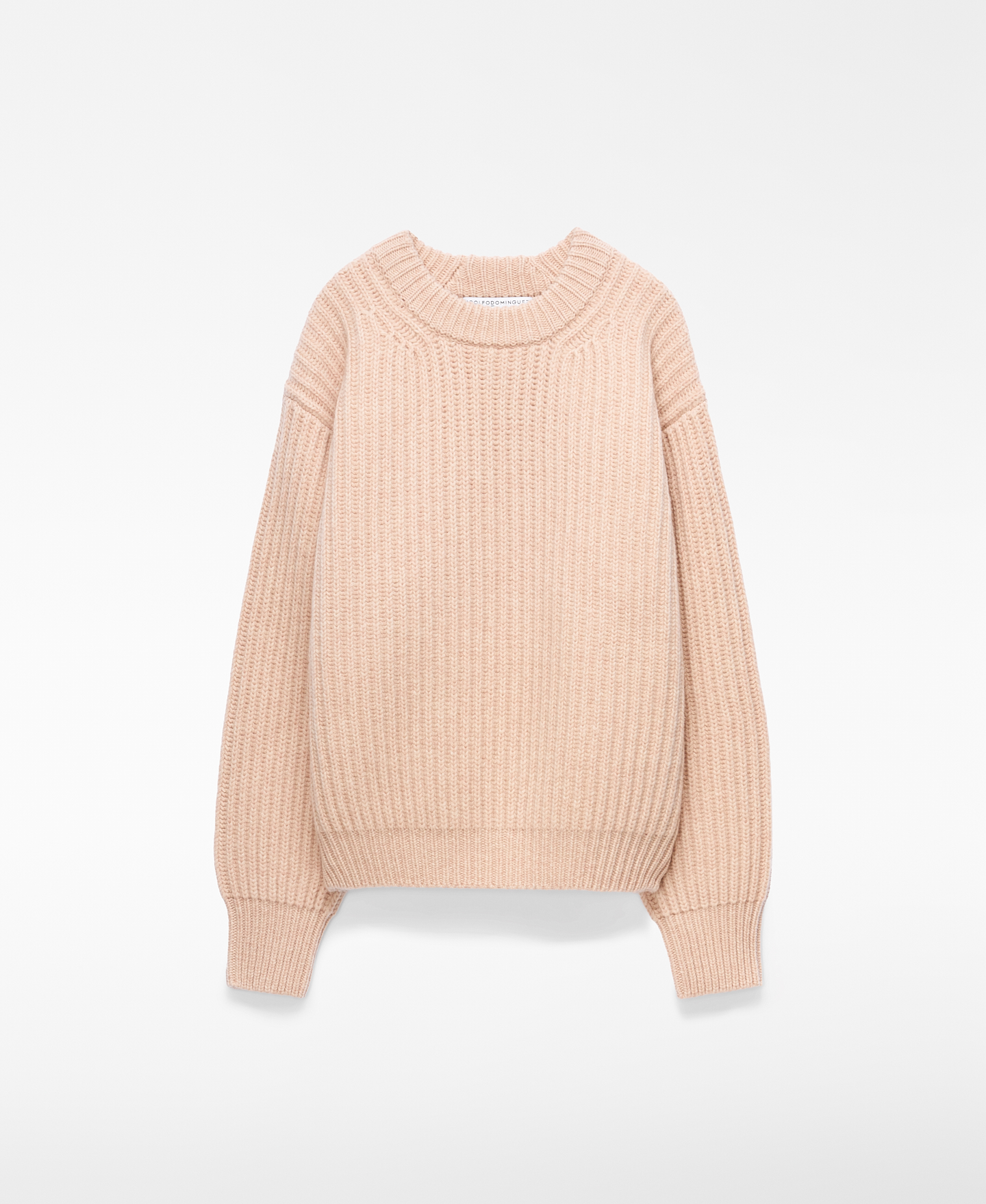 Merino wool crew collar sweater image number 0