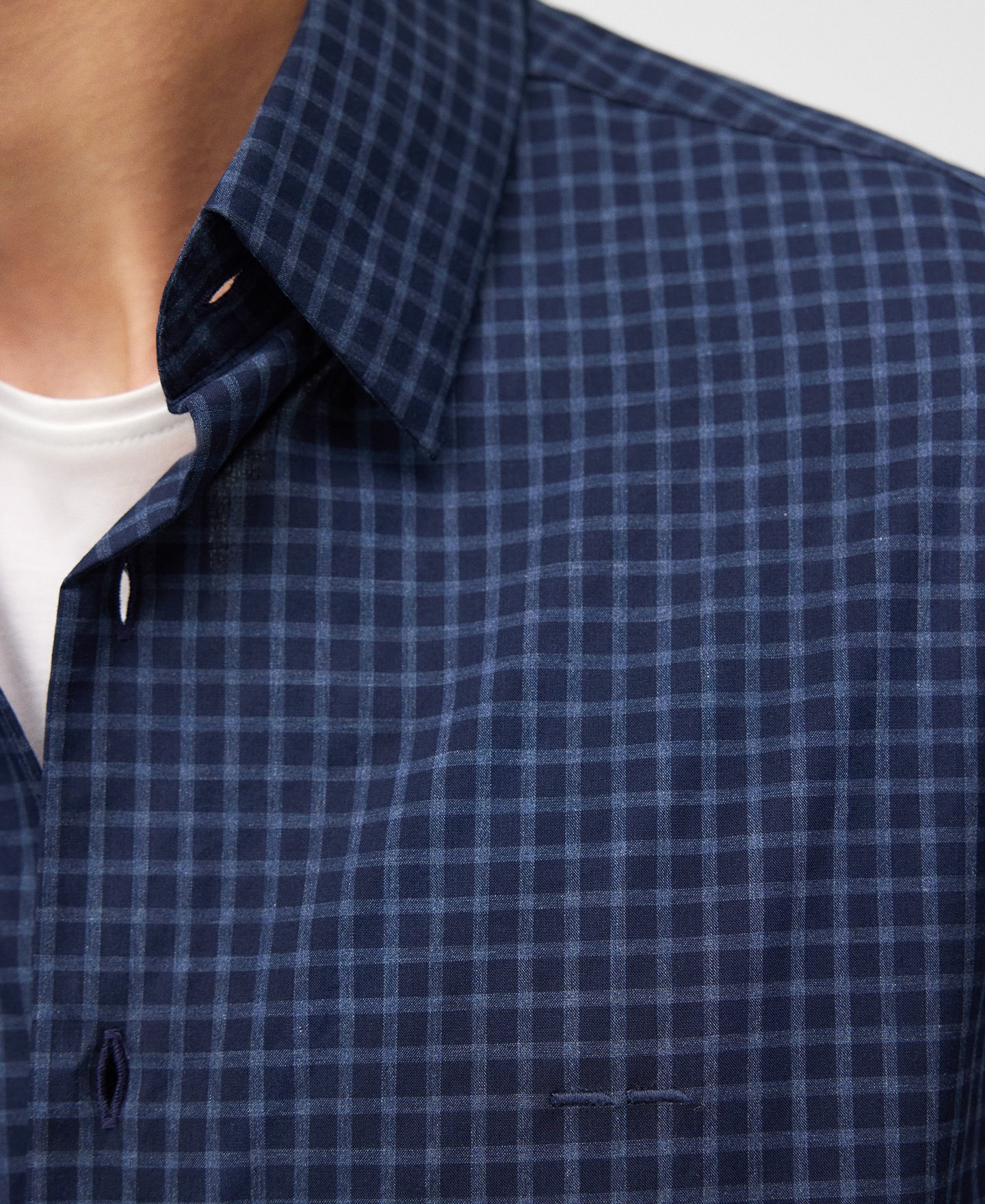 Camisa regular fit cuadros hombre image number 3